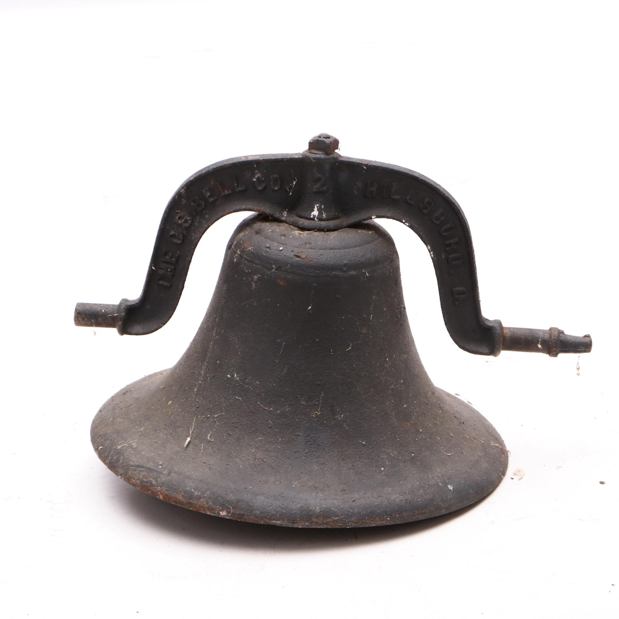 Antique C.S. Bell Co. Cast Iron Bell