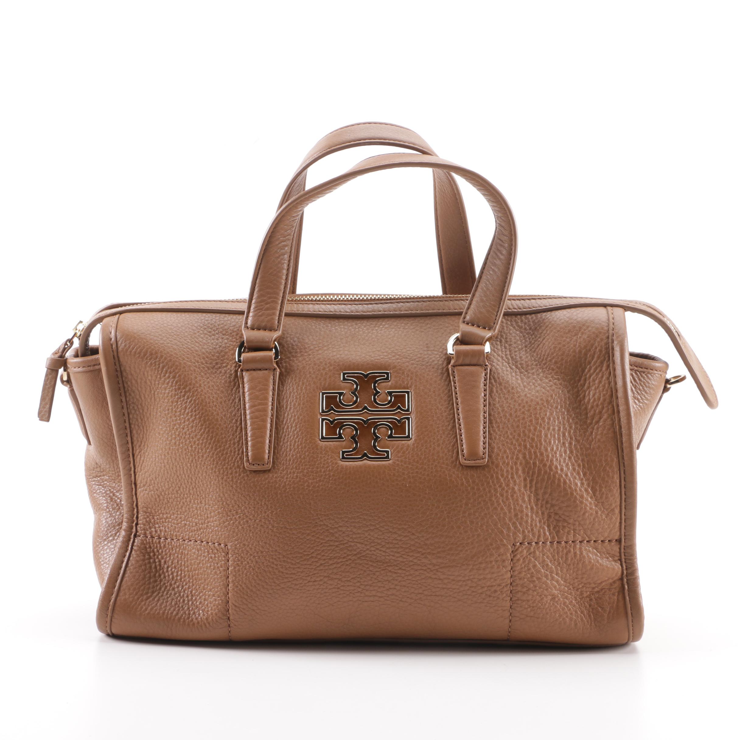 Tory Burch Light Brown Leather Satchel
