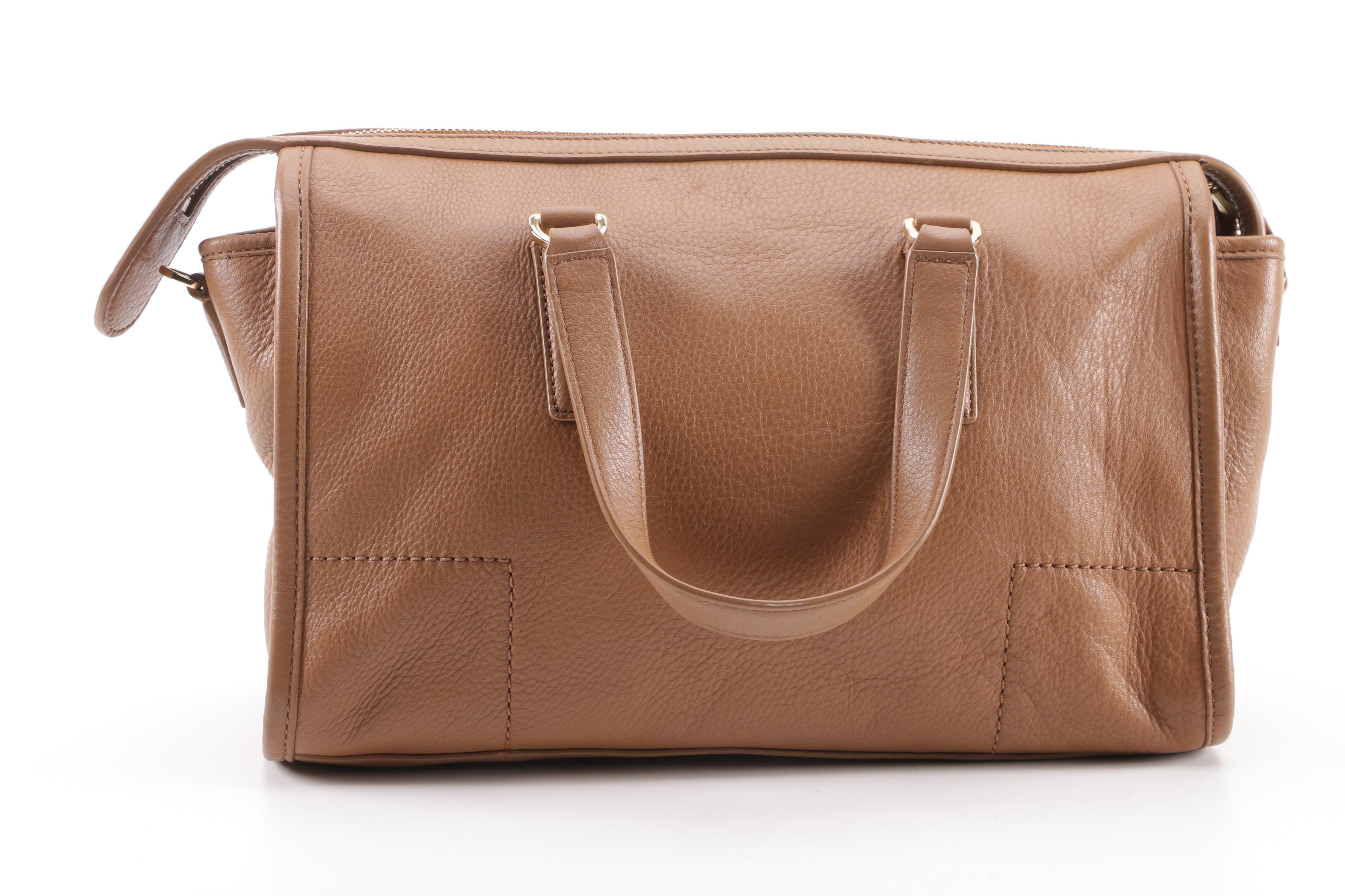 Tory Burch Light Brown Leather Satchel