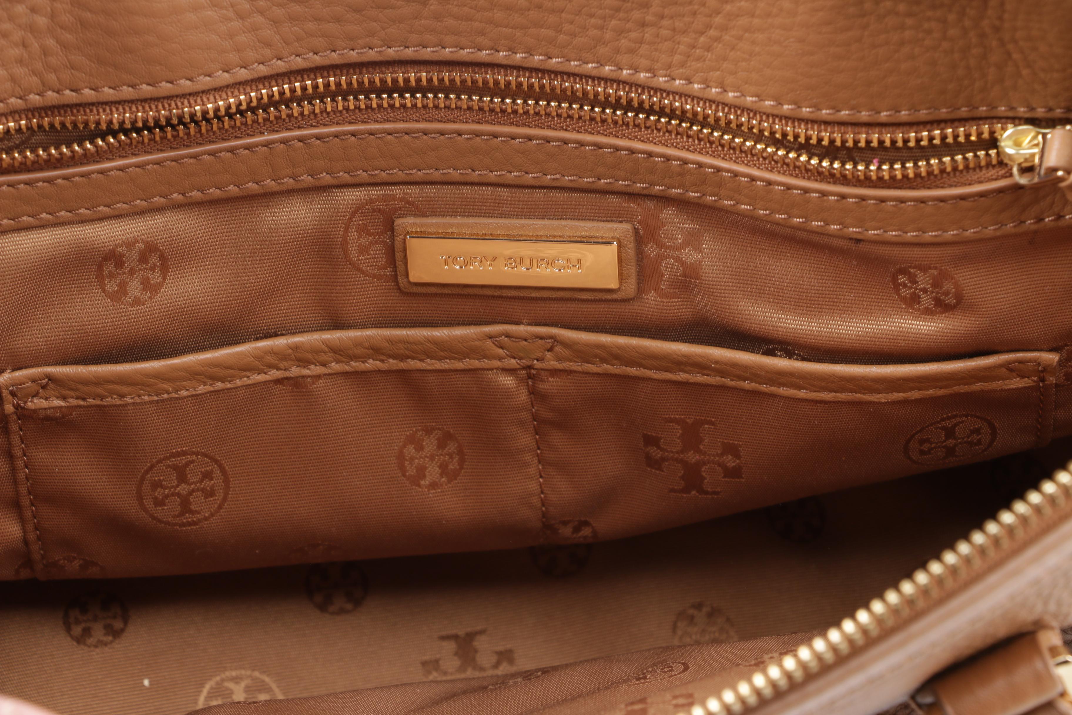 Tory Burch Light Brown Leather Satchel