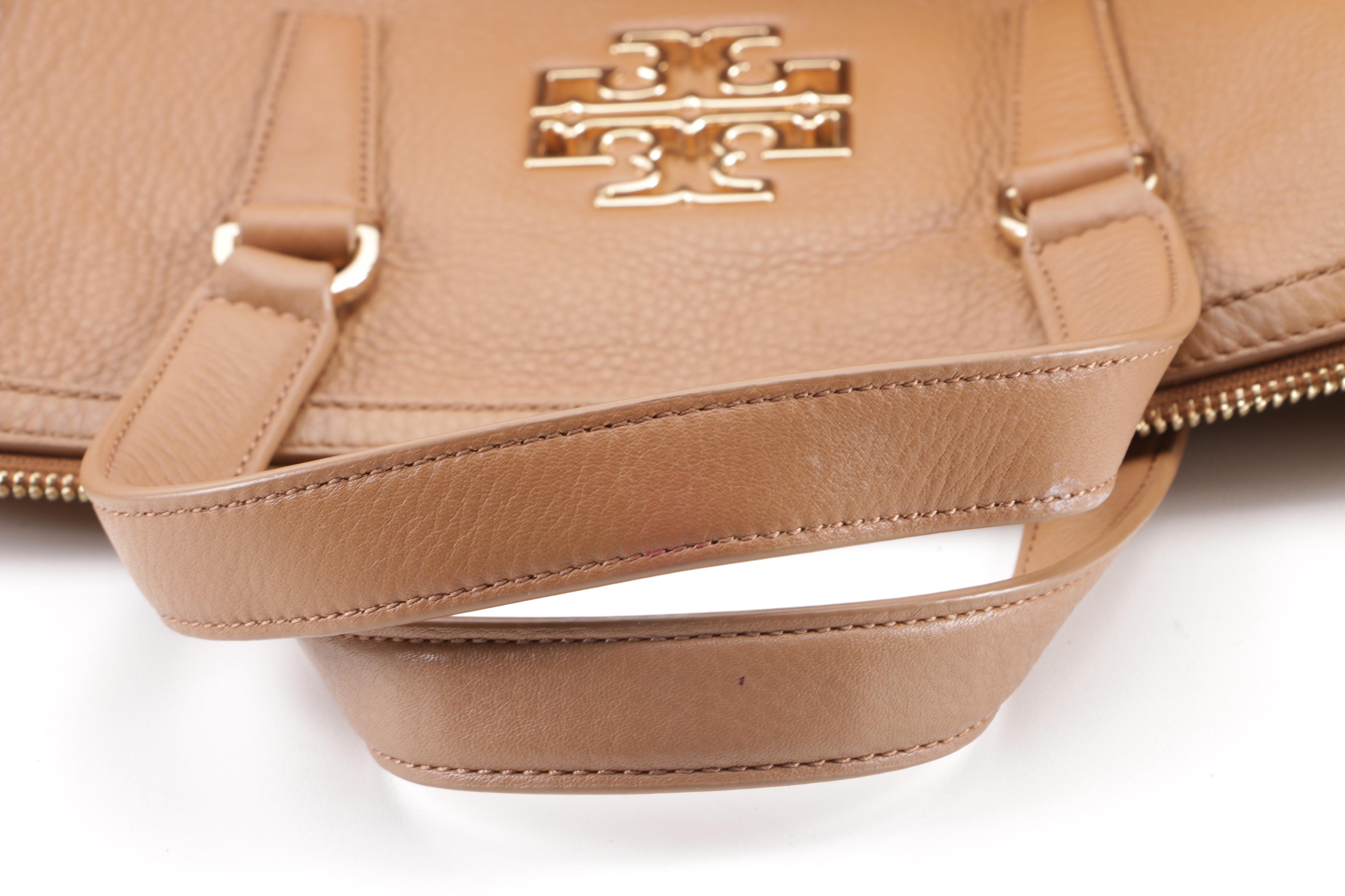 Tory Burch Light Brown Leather Satchel