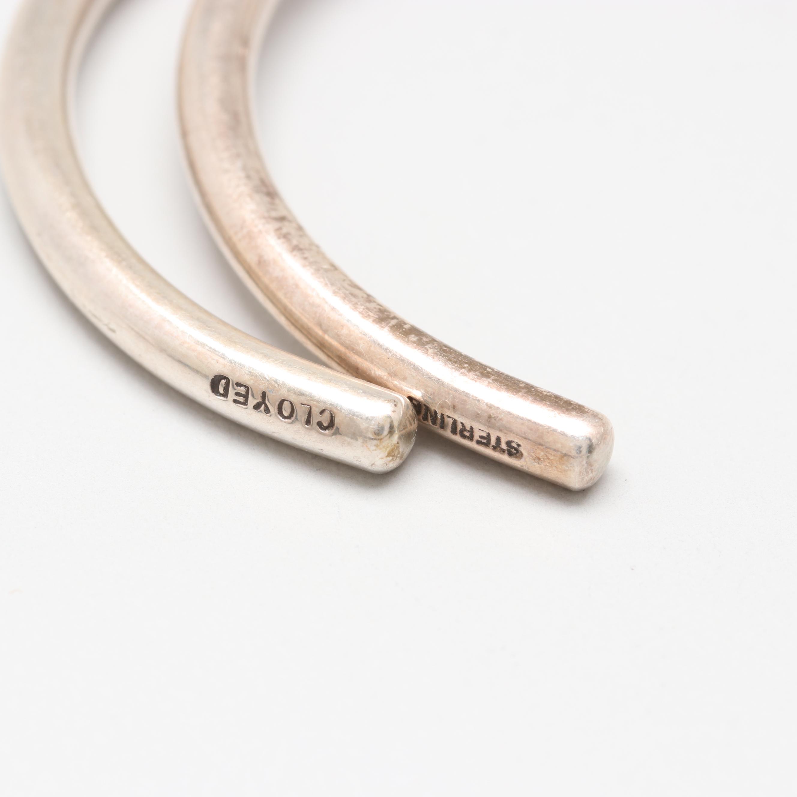 Cloyed Sterling Silver Bracelets