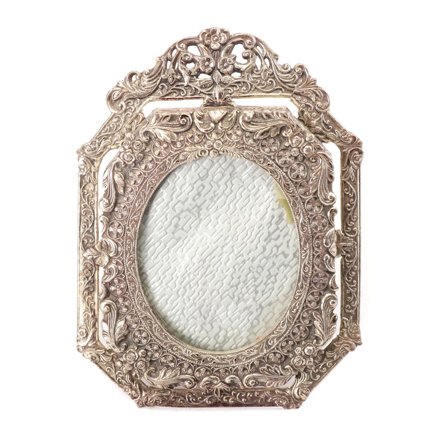 Pewter Table Top Picture Frame