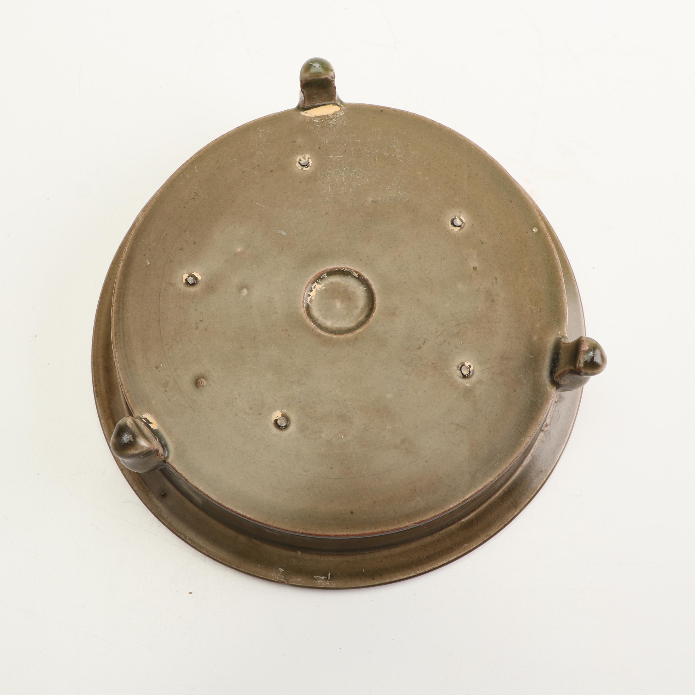 Chinese Earthenware and Ceramic Vessels including Dragon Motifs