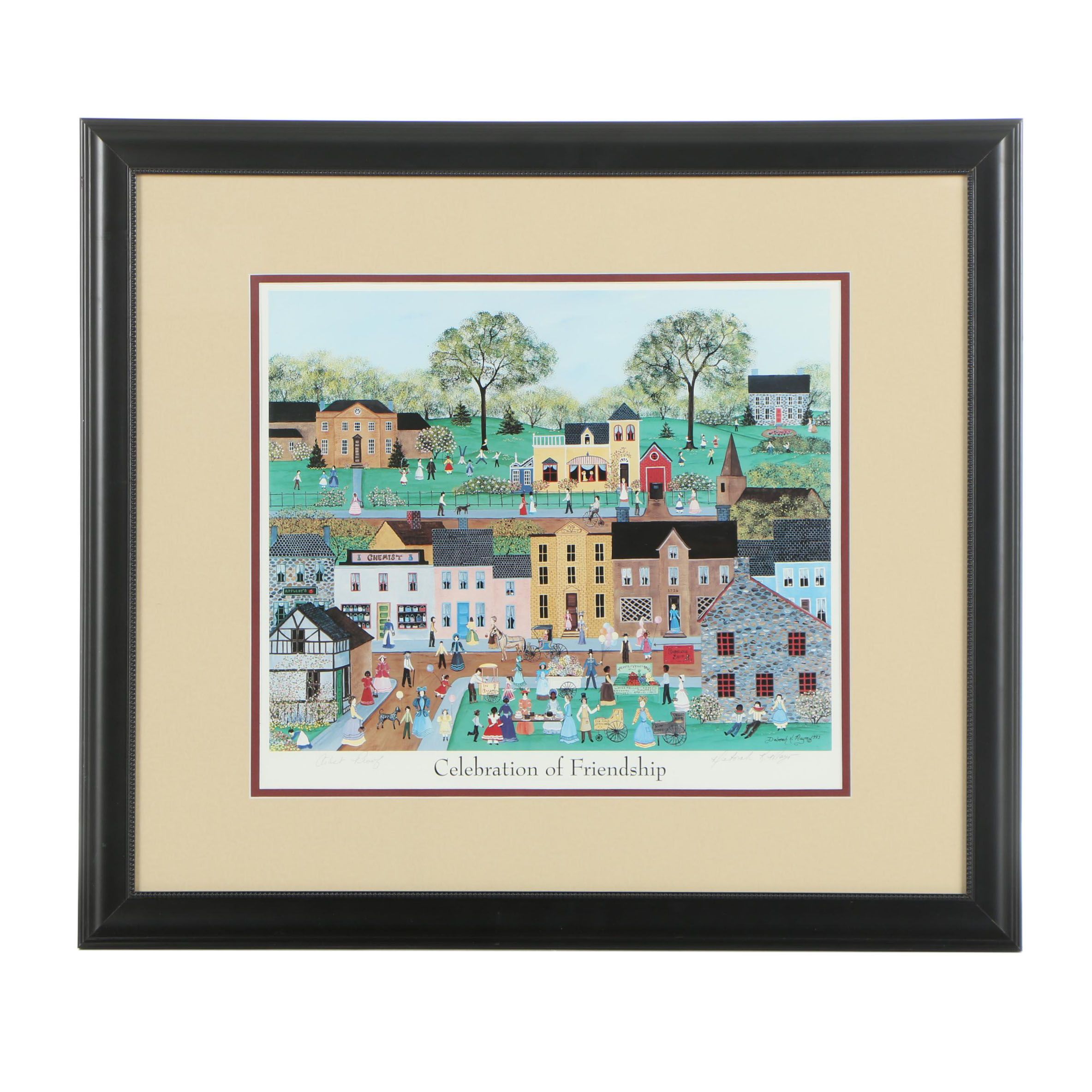Deborah K. Mayo Offset Lithograph "Celebration of Friendship"