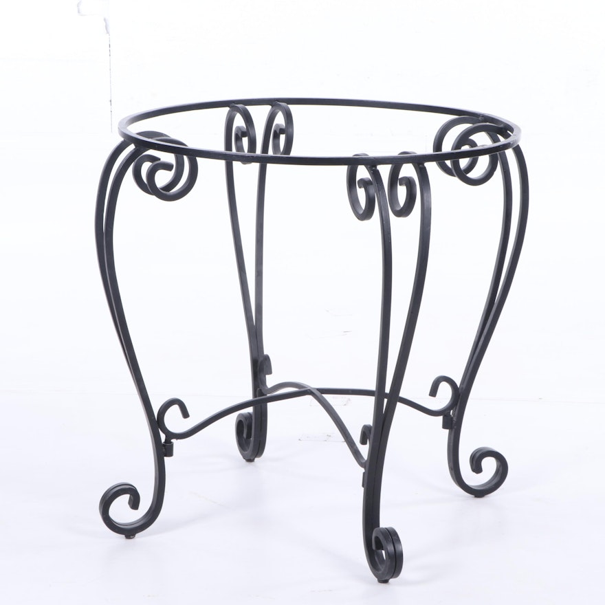 Metal Side Table Frame, 21st Century