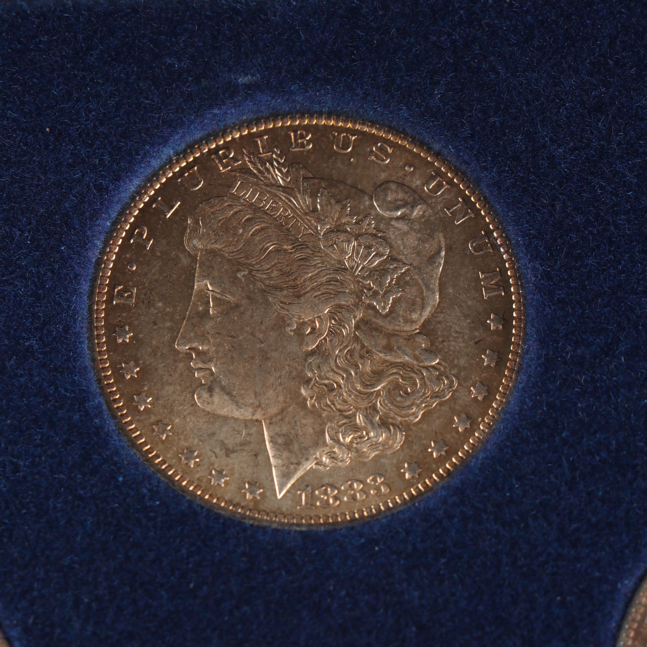 American Historical Society Set of Three New Orleans Morgan Silver Dollars