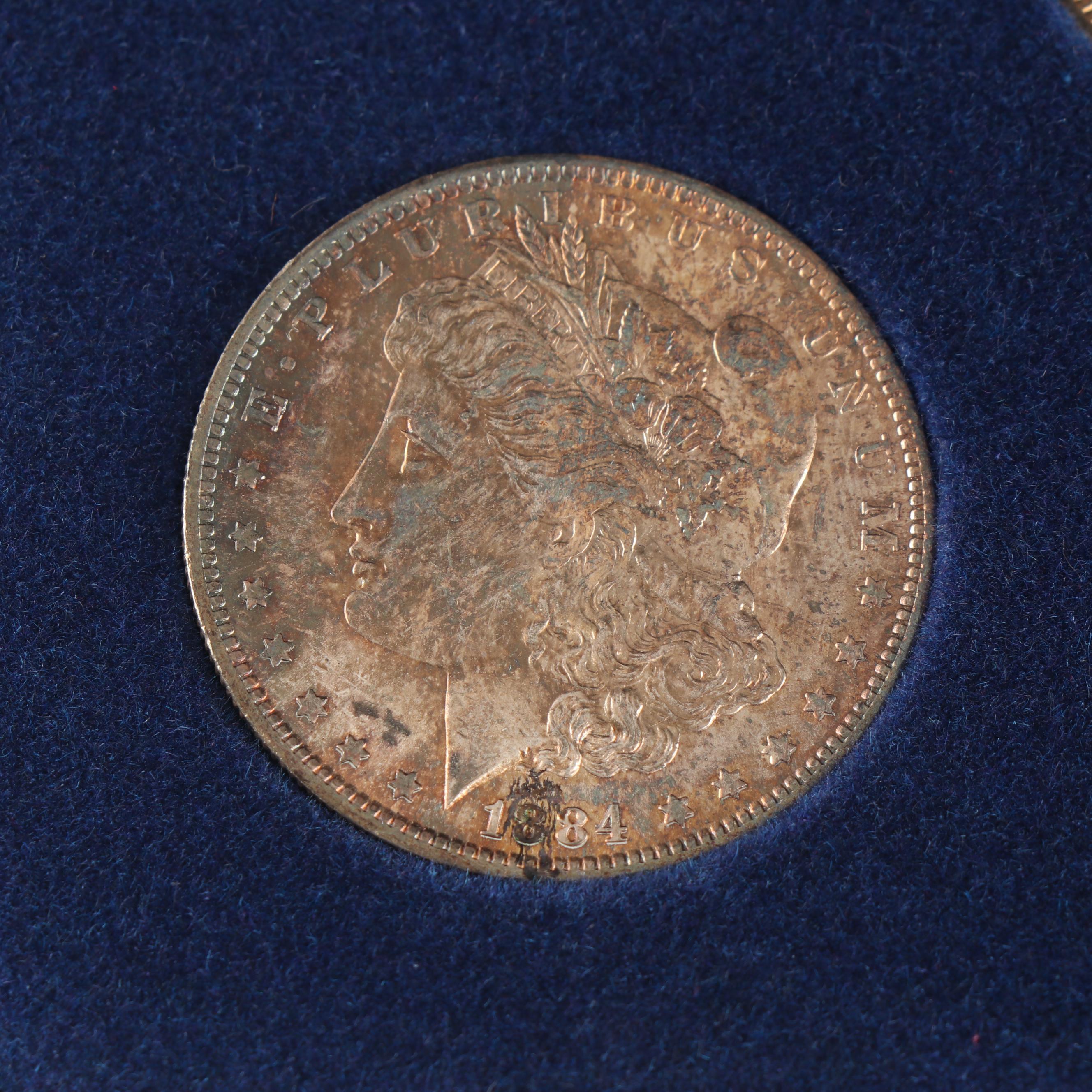 American Historical Society Set of Three New Orleans Morgan Silver Dollars