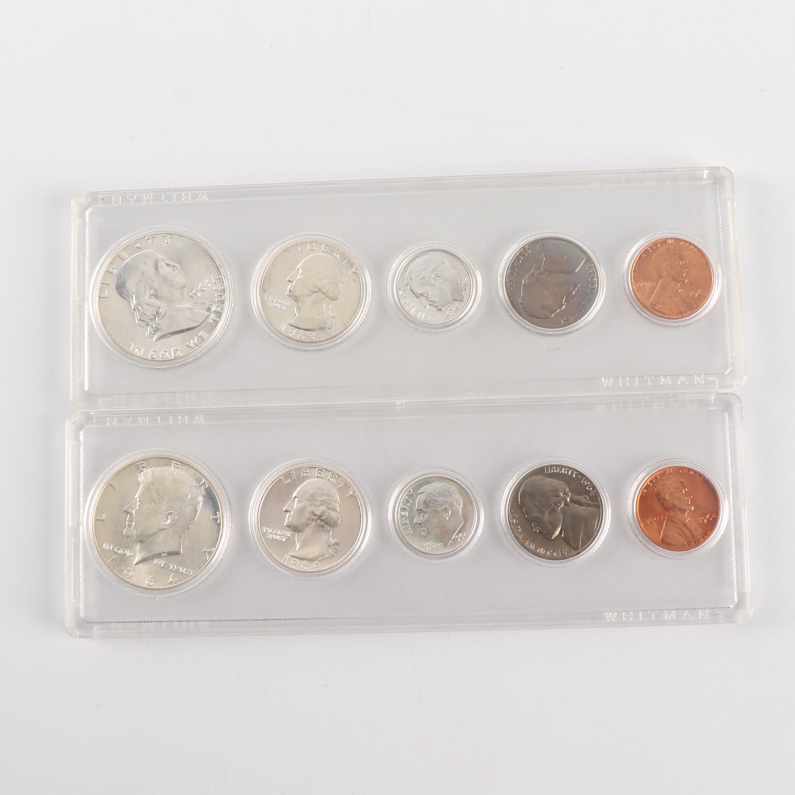 1963 & 1964 Uncirculated Year Sets