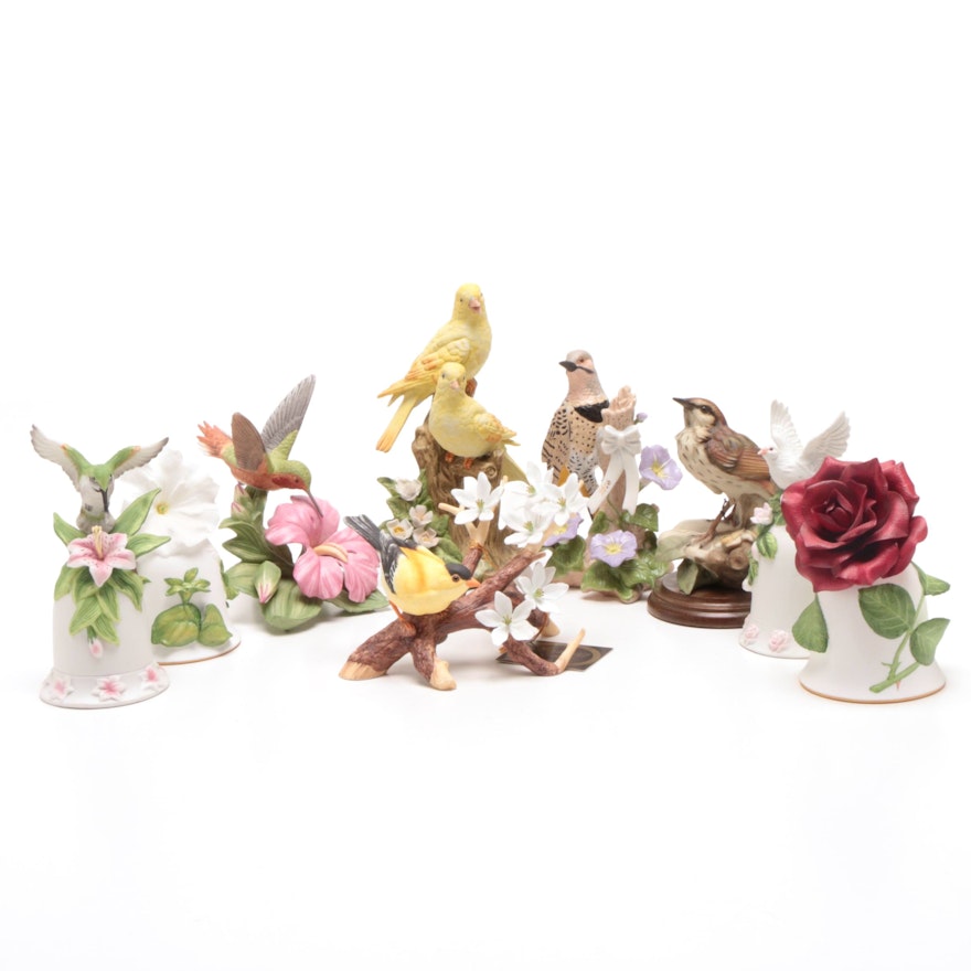 Grouping of Porcelain Figurines Including Lenox
