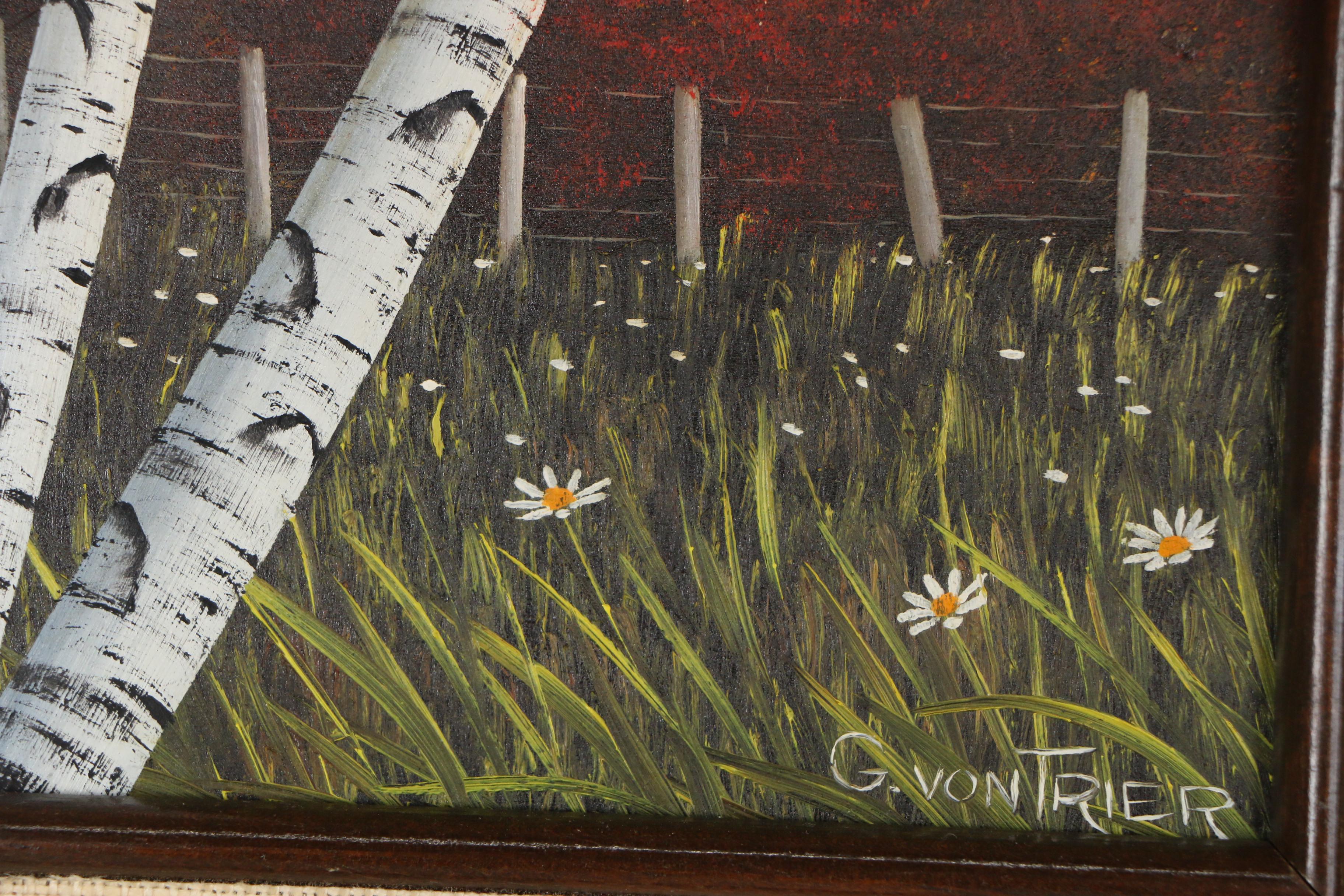 G. Von Trier Oil Painting "Fall"