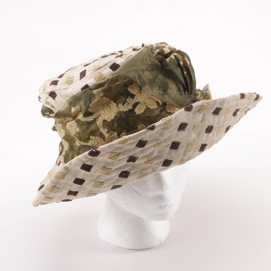 Julia Lisogorsky Hat with Scarf Band