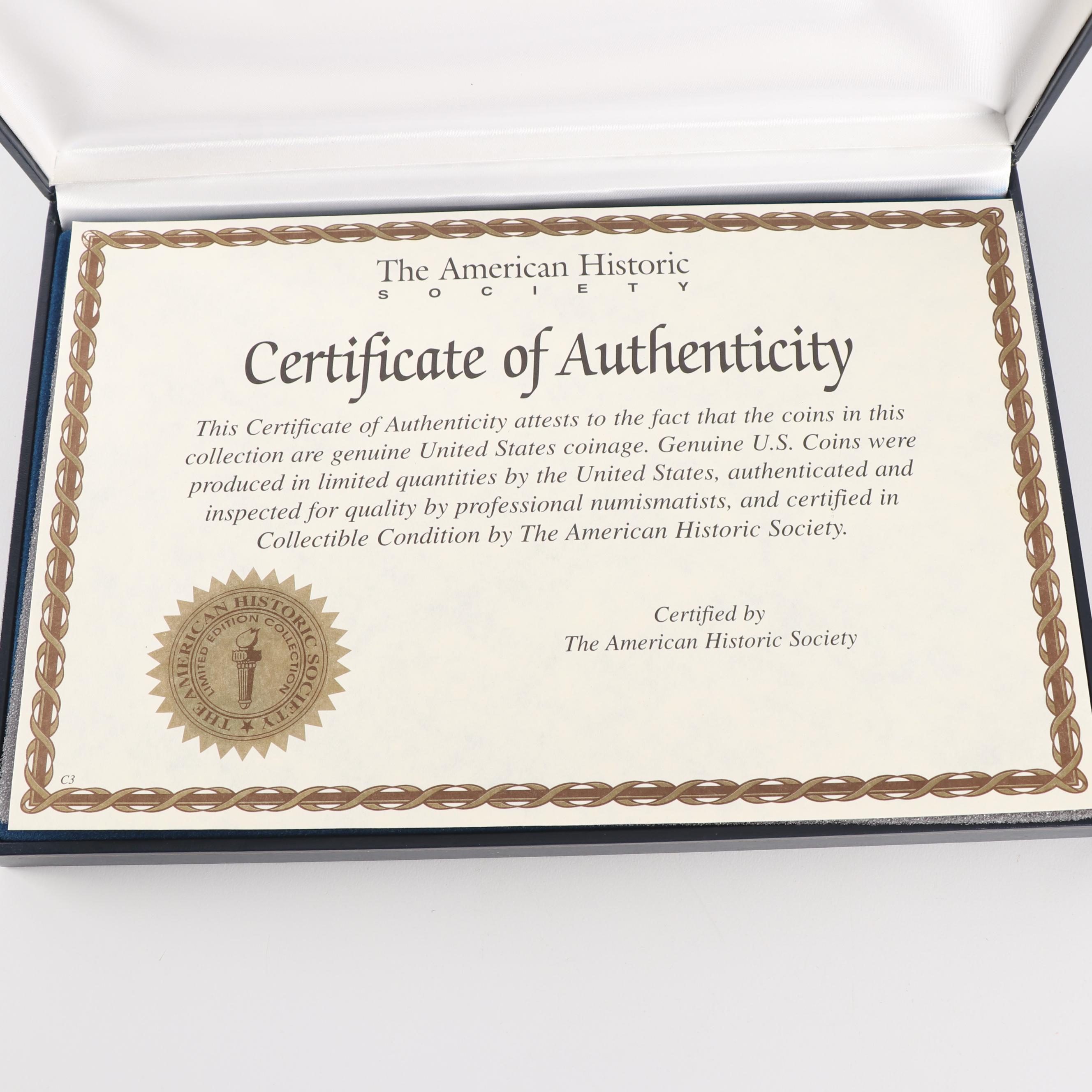 American Historic Society Coins of The Twentieth Century Collection