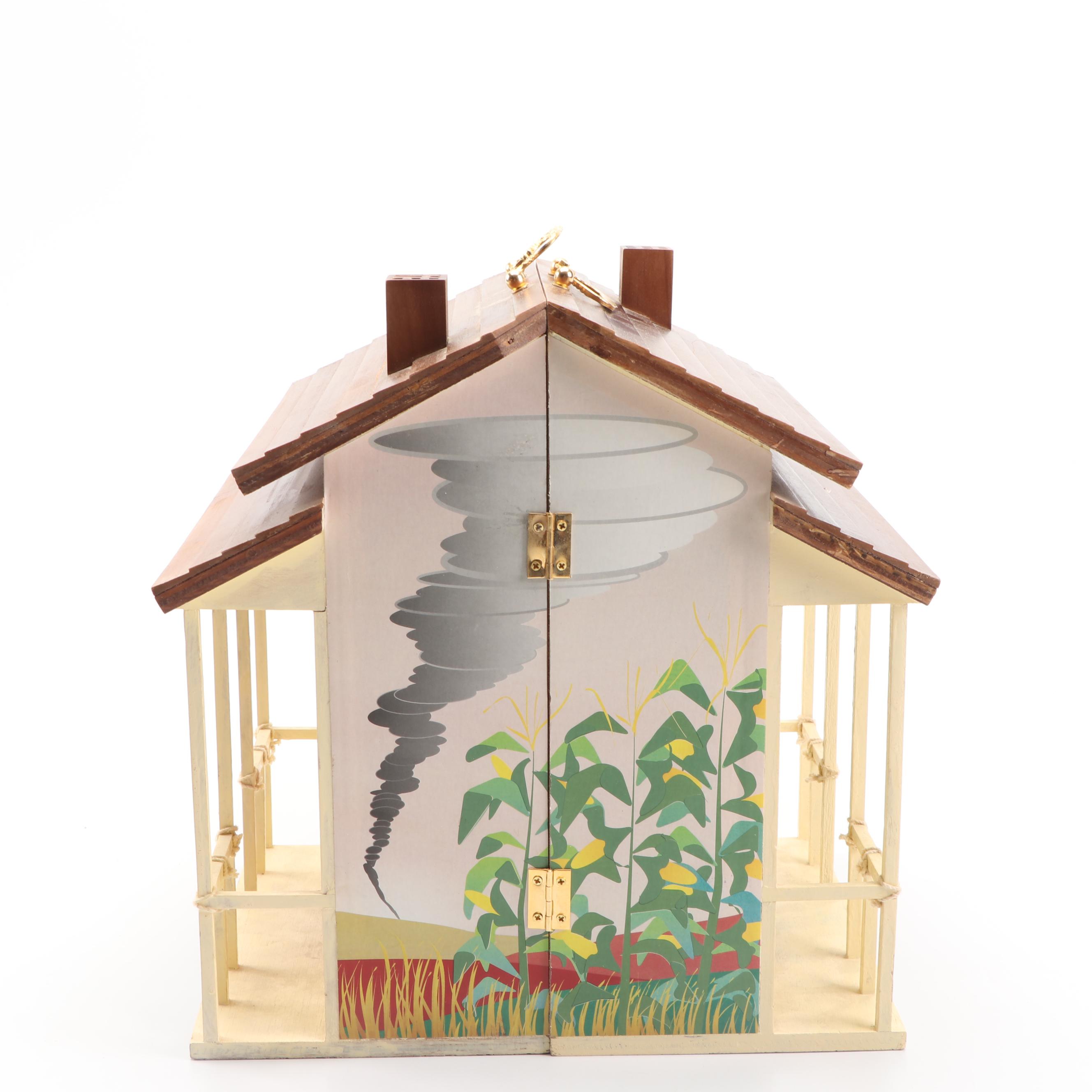 Madame Alexander "Wizard of Oz" Dollhouse and Ann Rast "Yellow Brick Road" Stand