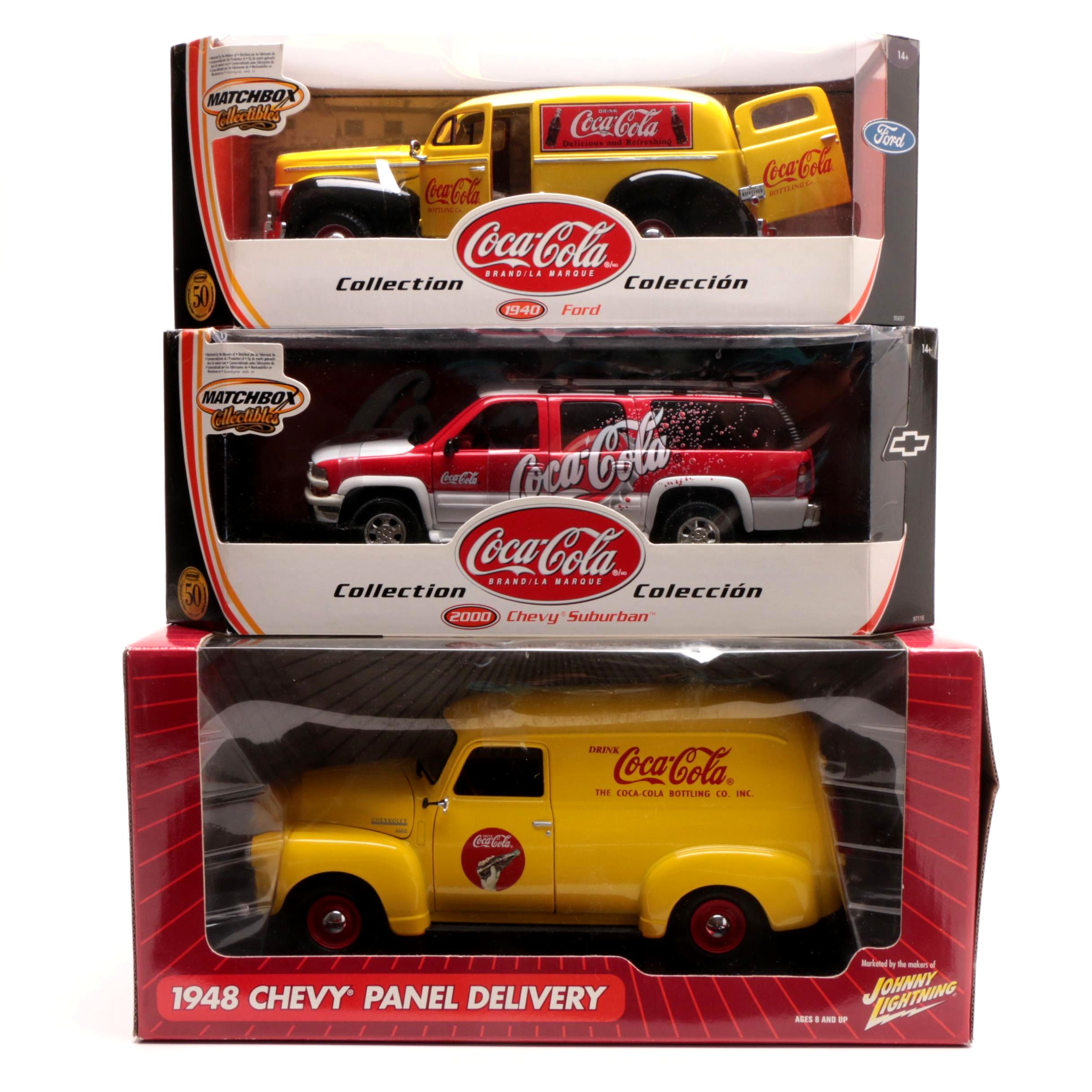 Matchbox Coca Cola Collection Die-Cast Model Cars
