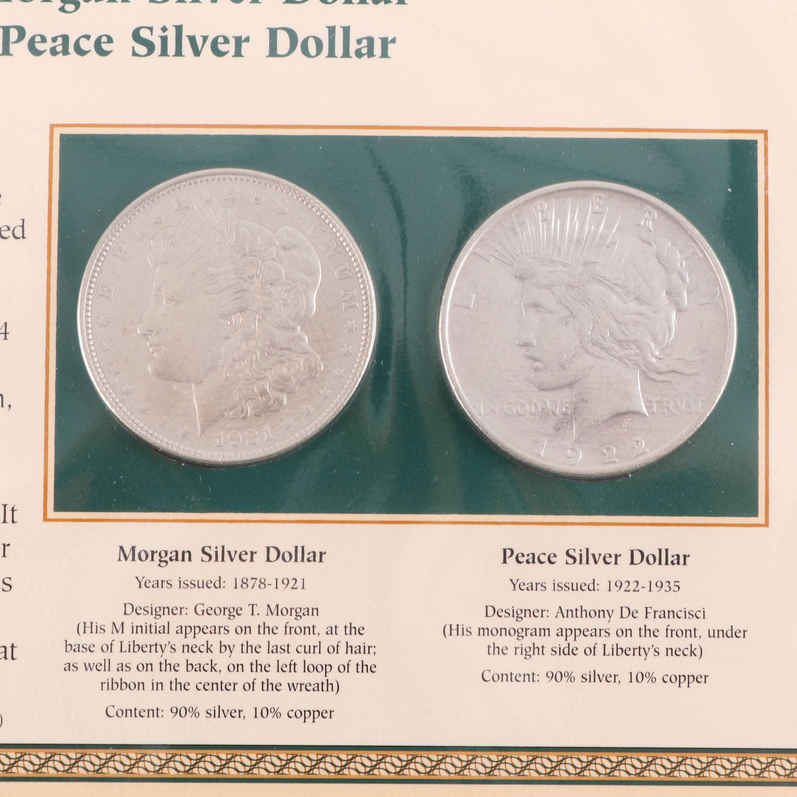 Postal Commemorative Society 18 First & Last U.S. Coins Album