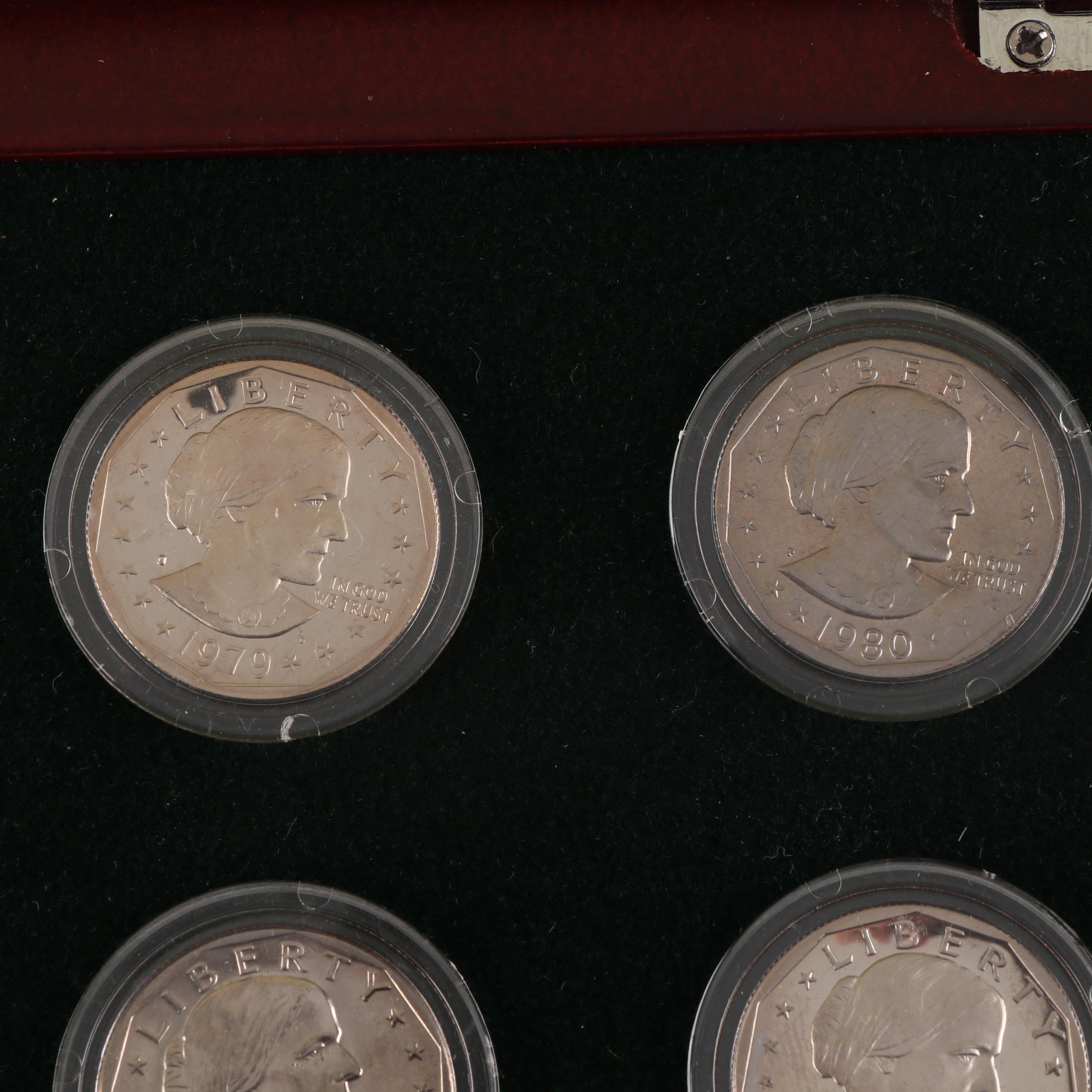 PCS Complete Collection of Uncirculated Susan B. Anthony Dollars