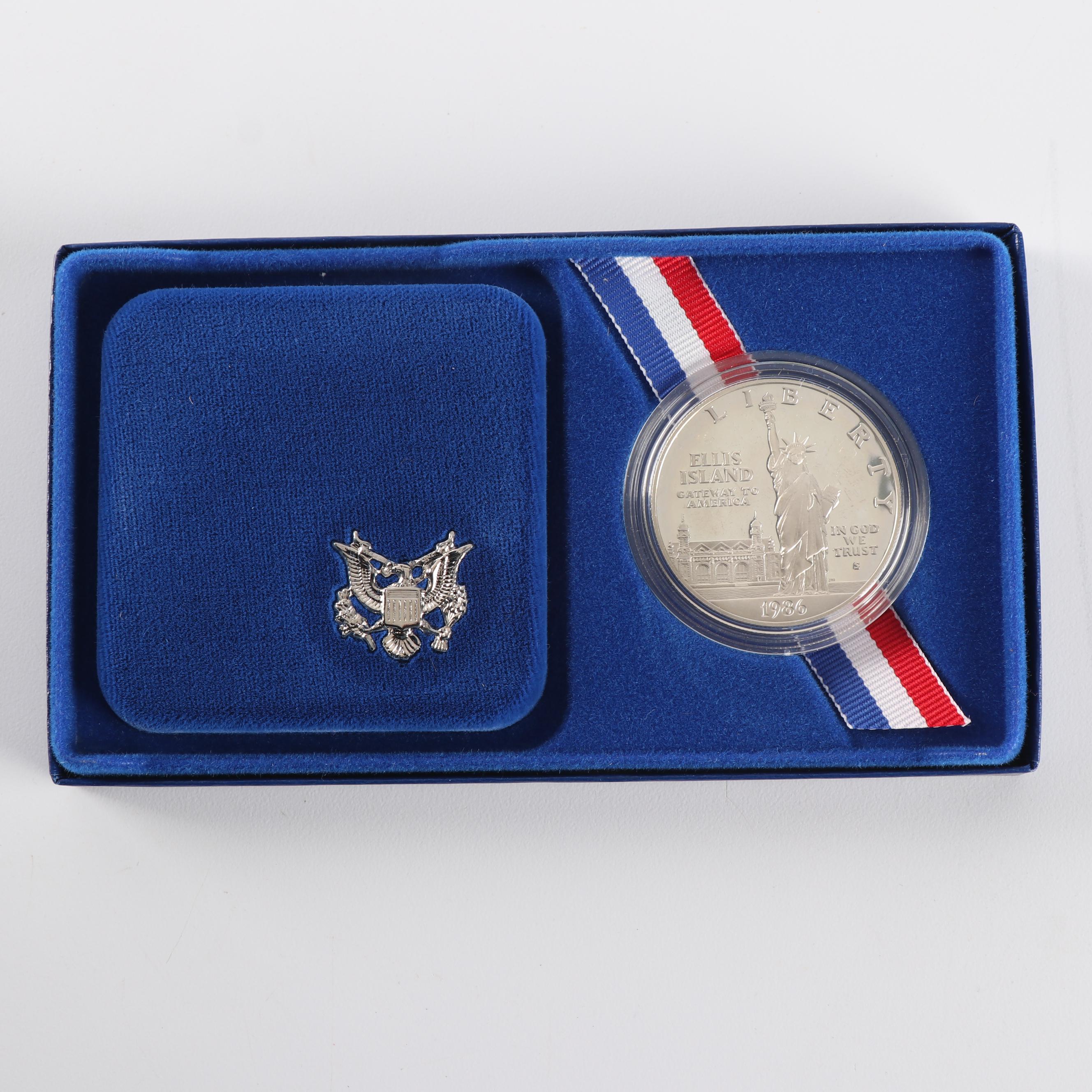 1986-S U.S. Mint Statue of Liberty Centennial Commemorative Coin Sets