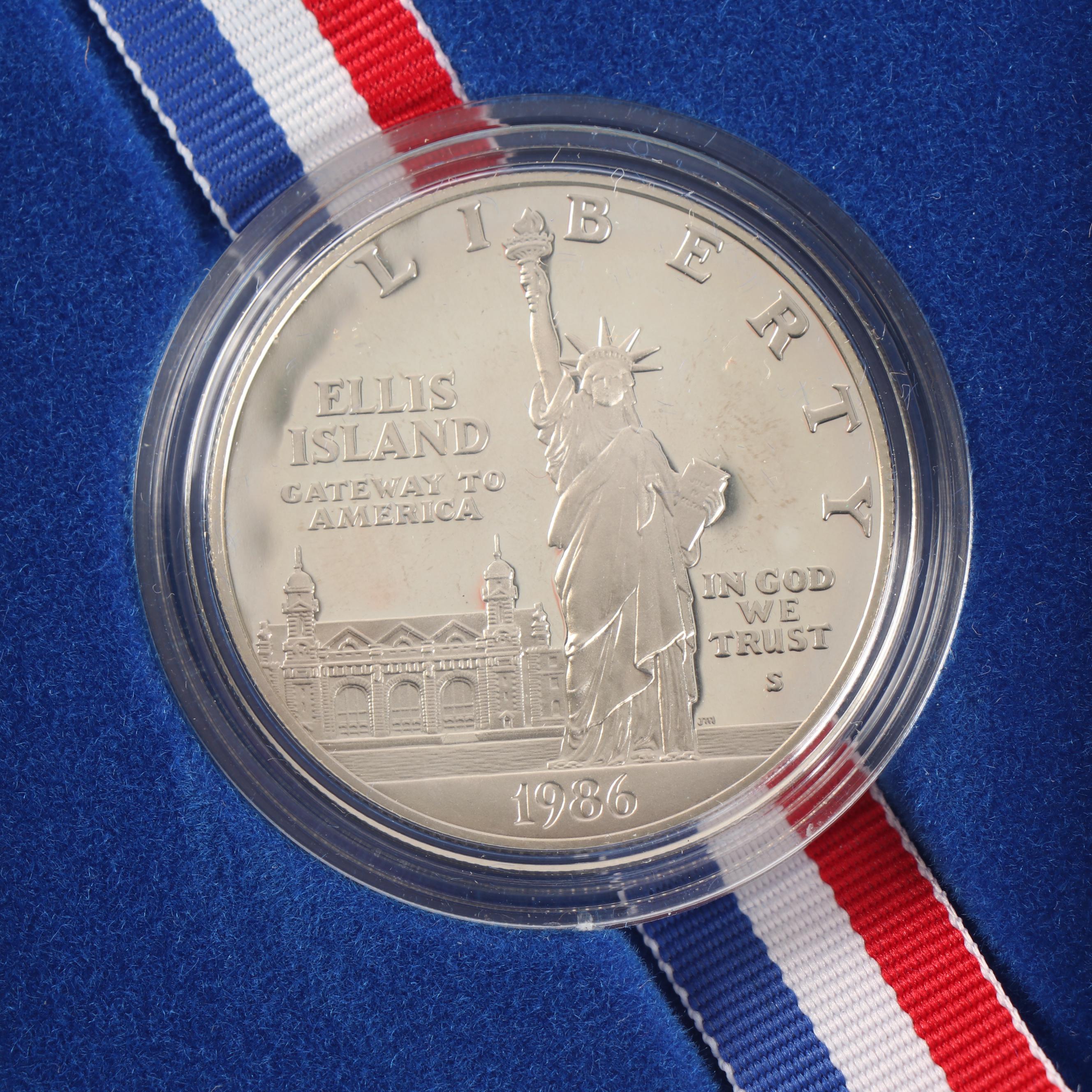 1986-S U.S. Mint Statue of Liberty Centennial Commemorative Coin Sets
