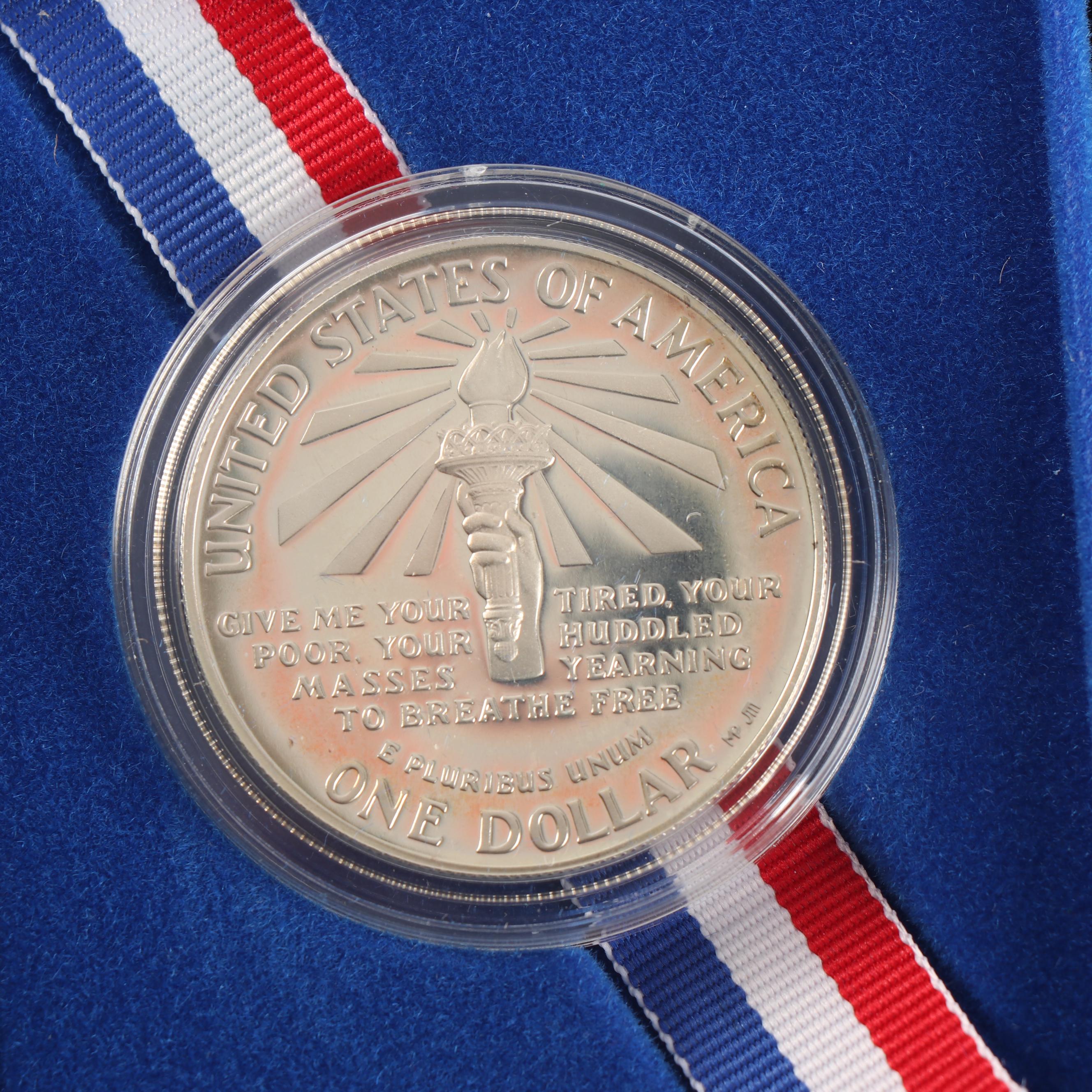 1986-S U.S. Mint Statue of Liberty Centennial Commemorative Coin Sets