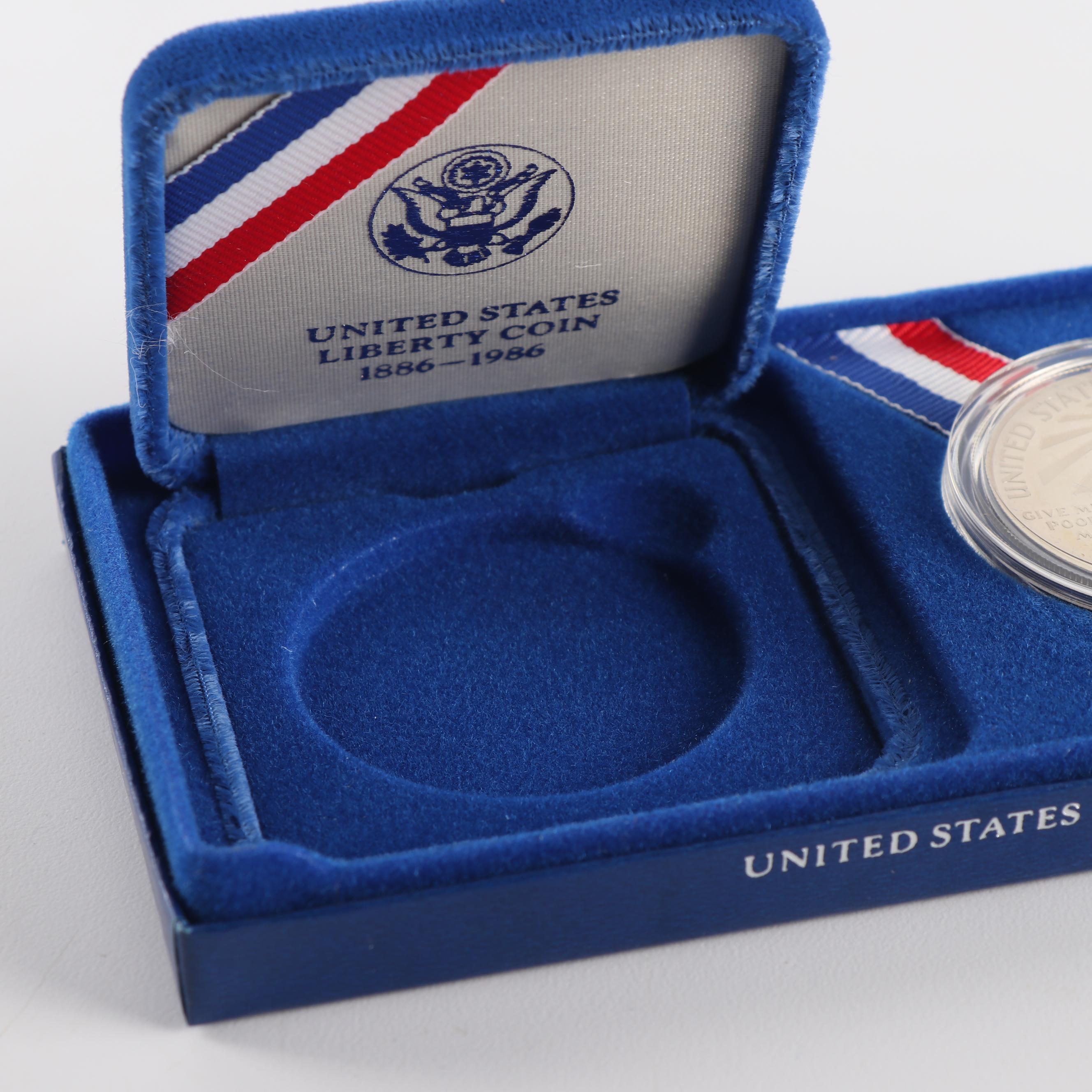 1986-S U.S. Mint Statue of Liberty Centennial Commemorative Coin Sets