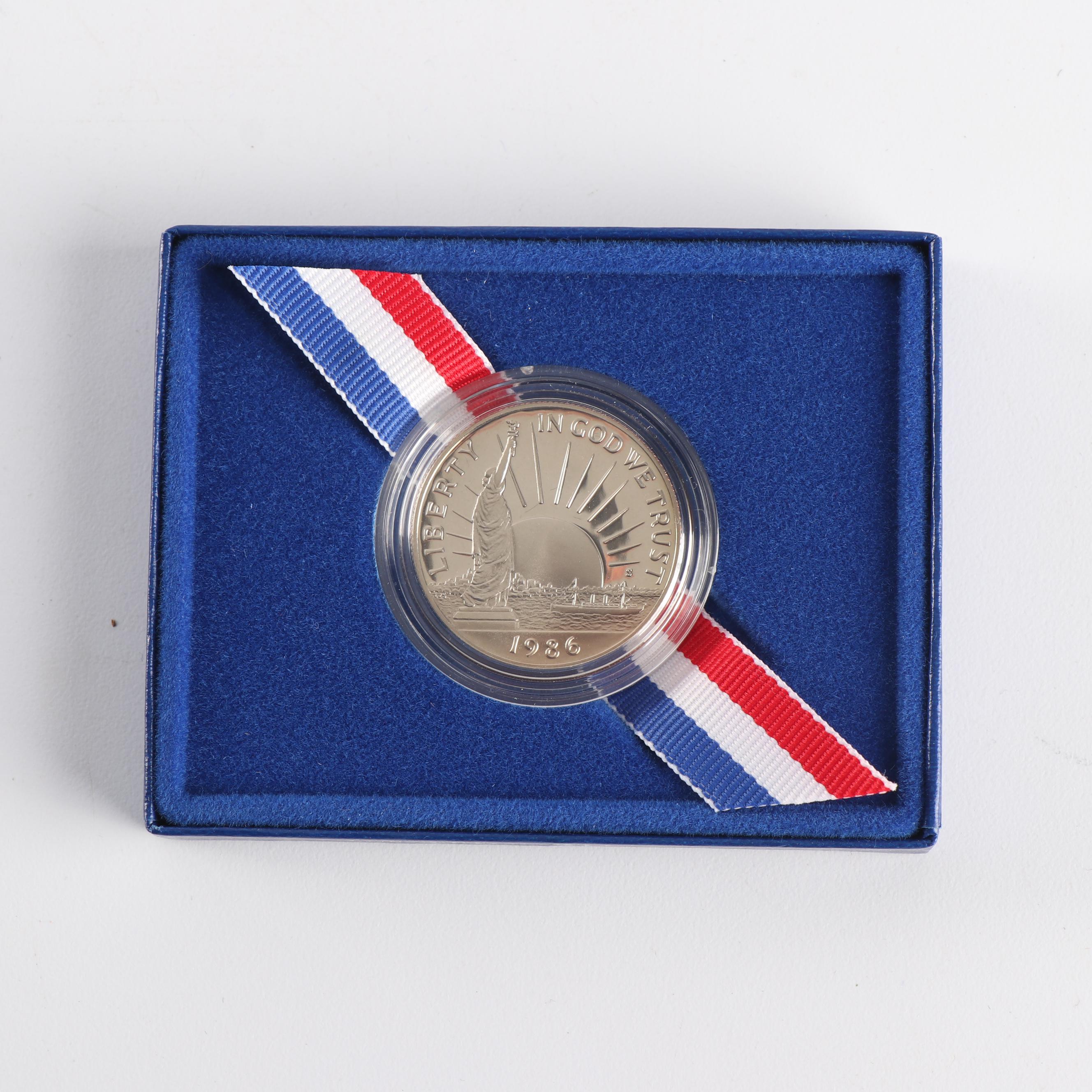 1986-S U.S. Mint Statue of Liberty Centennial Commemorative Coin Sets