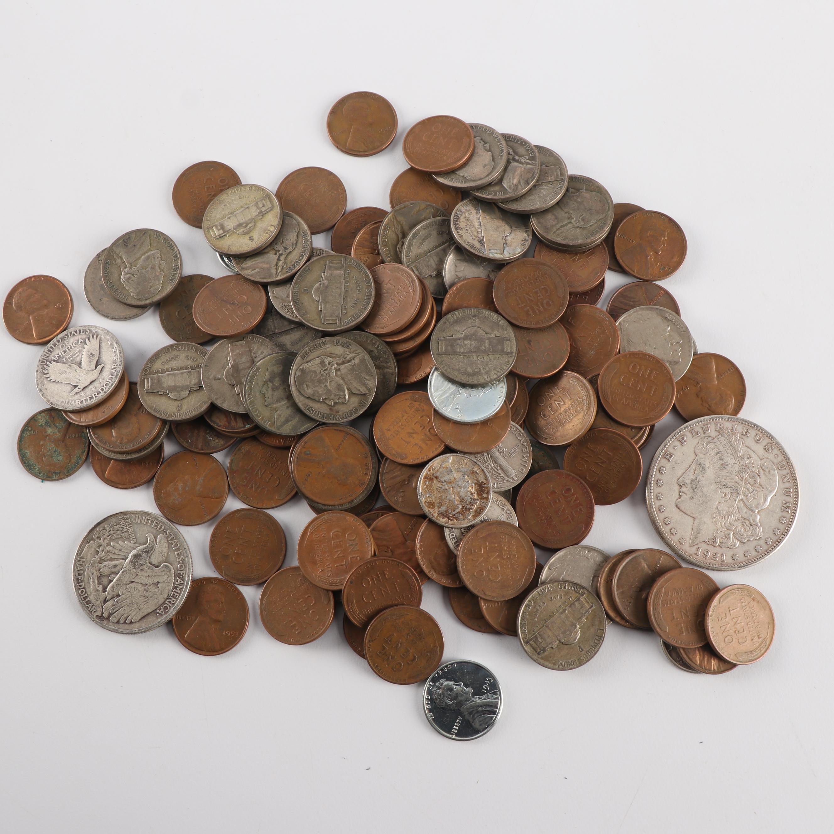 Assortment of Antique and Vintage United States Coinage