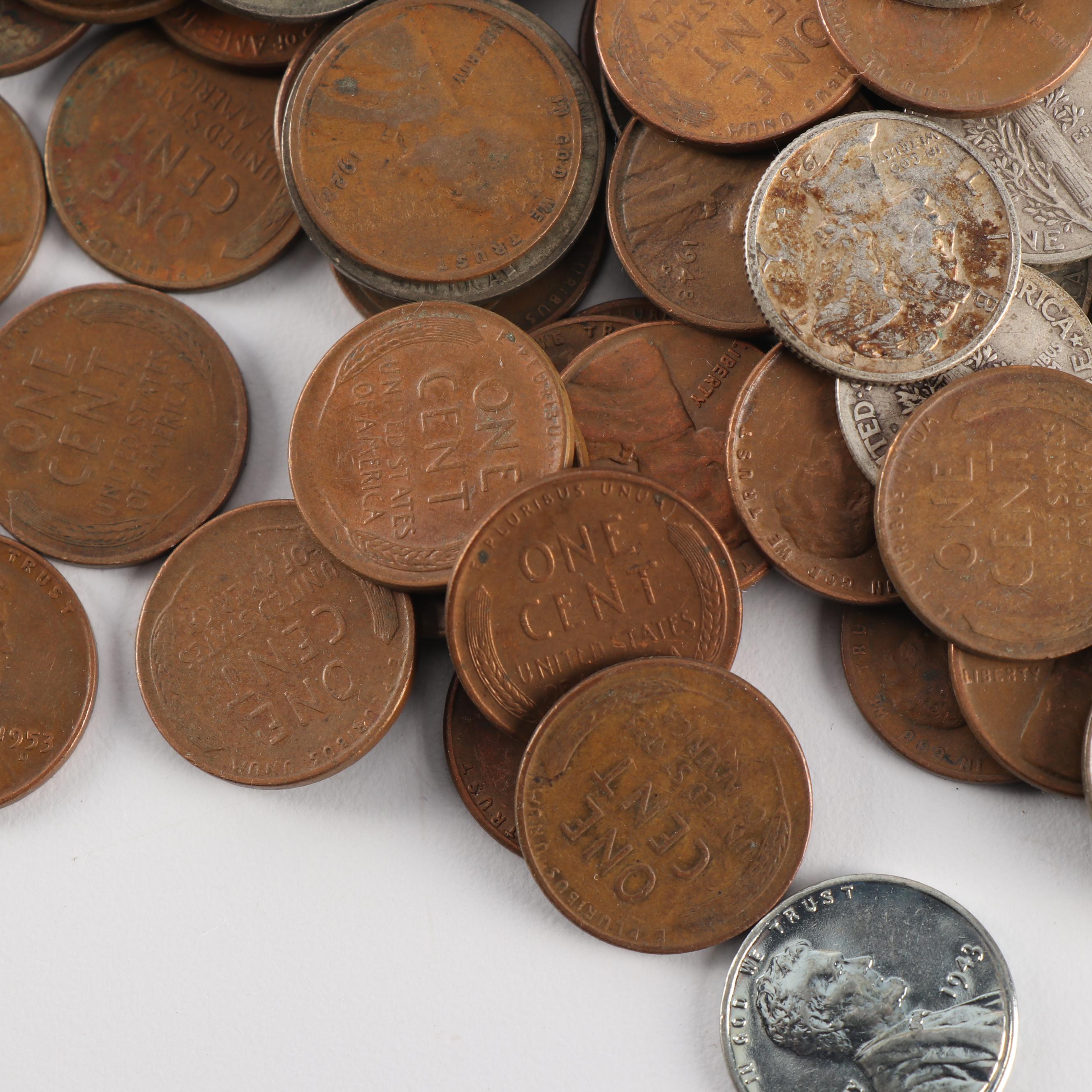 Assortment of Antique and Vintage United States Coinage