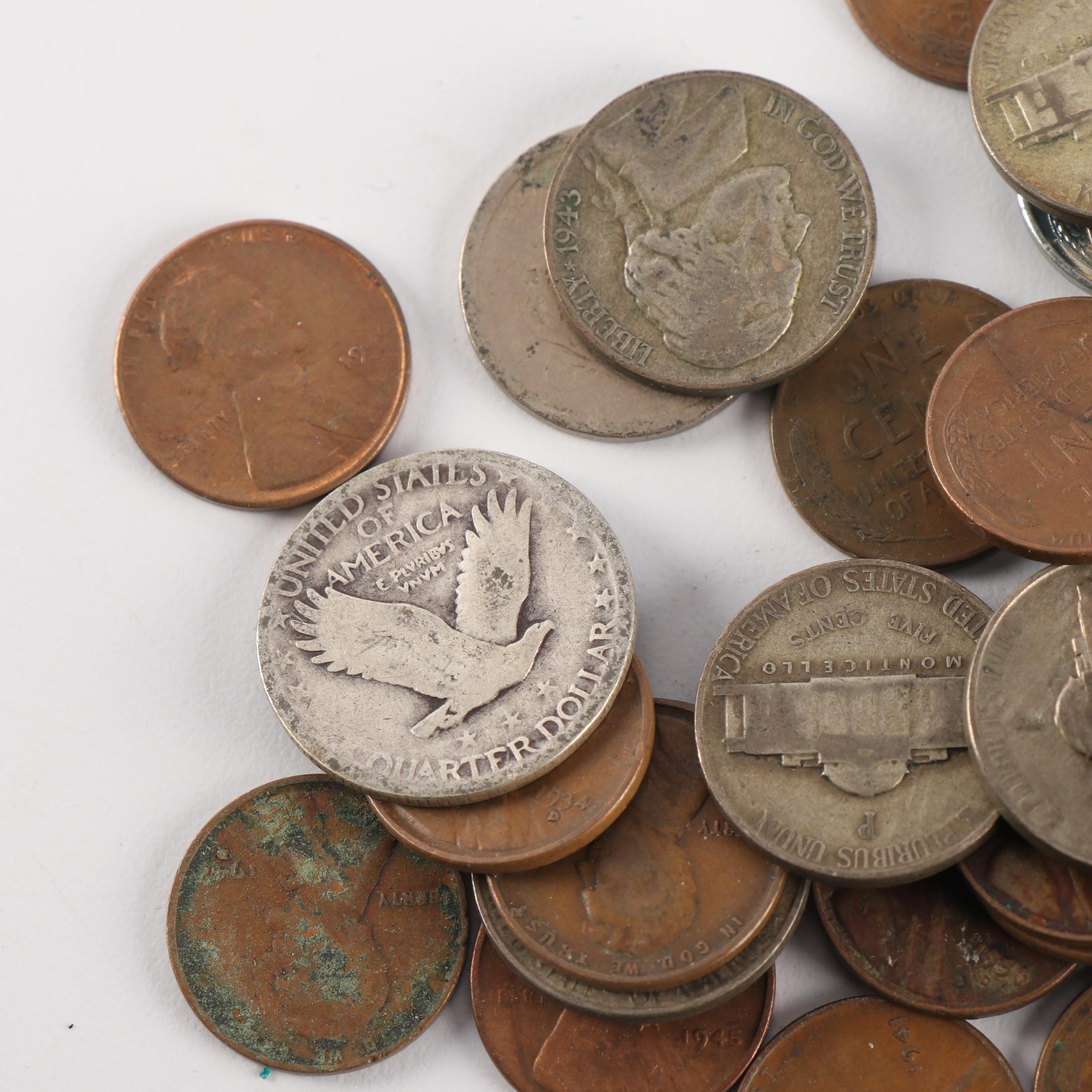 Assortment of Antique and Vintage United States Coinage