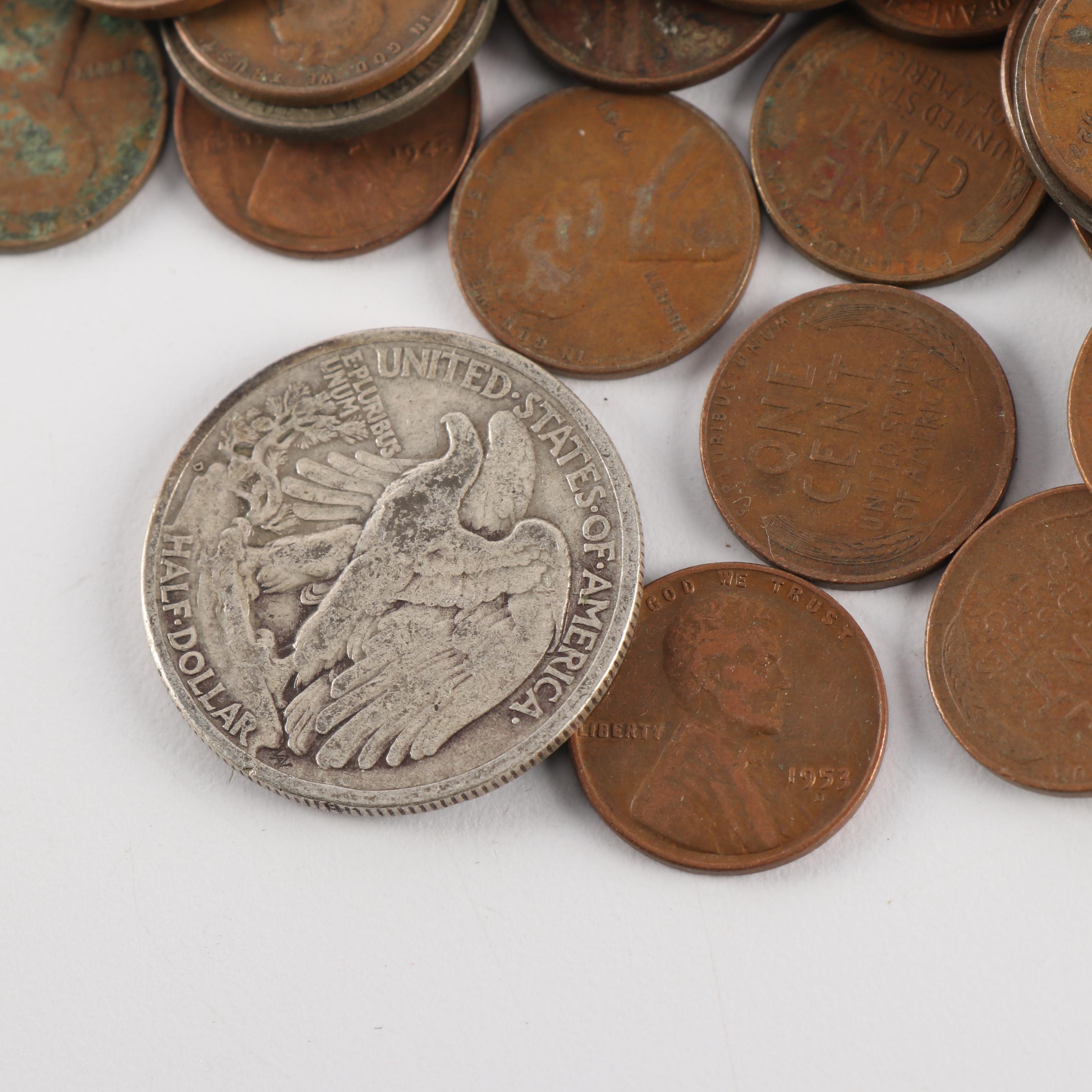 Assortment of Antique and Vintage United States Coinage
