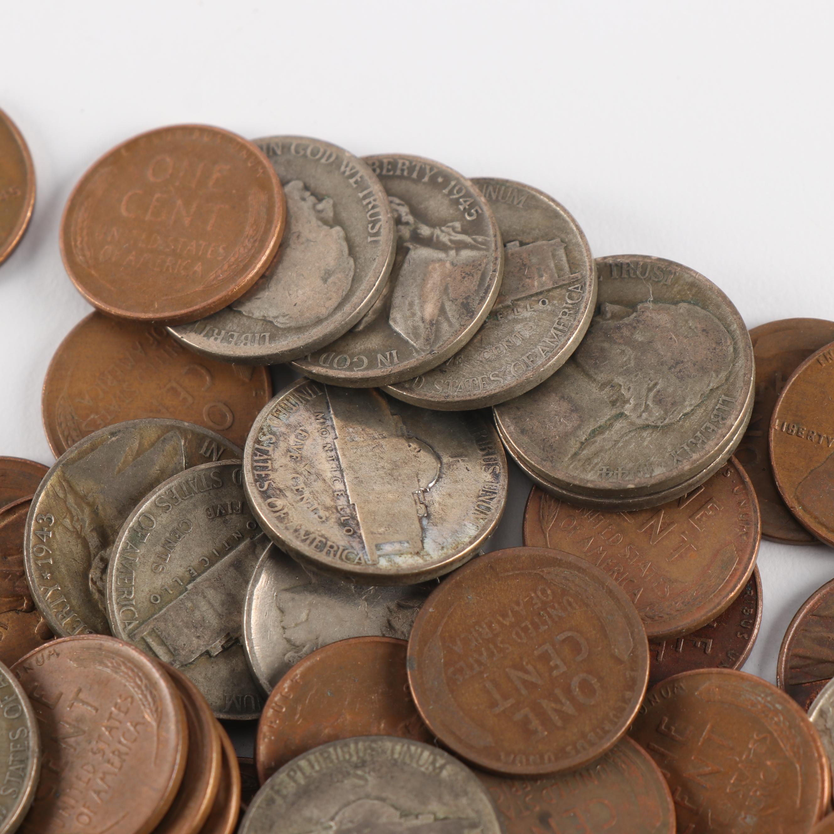 Assortment of Antique and Vintage United States Coinage
