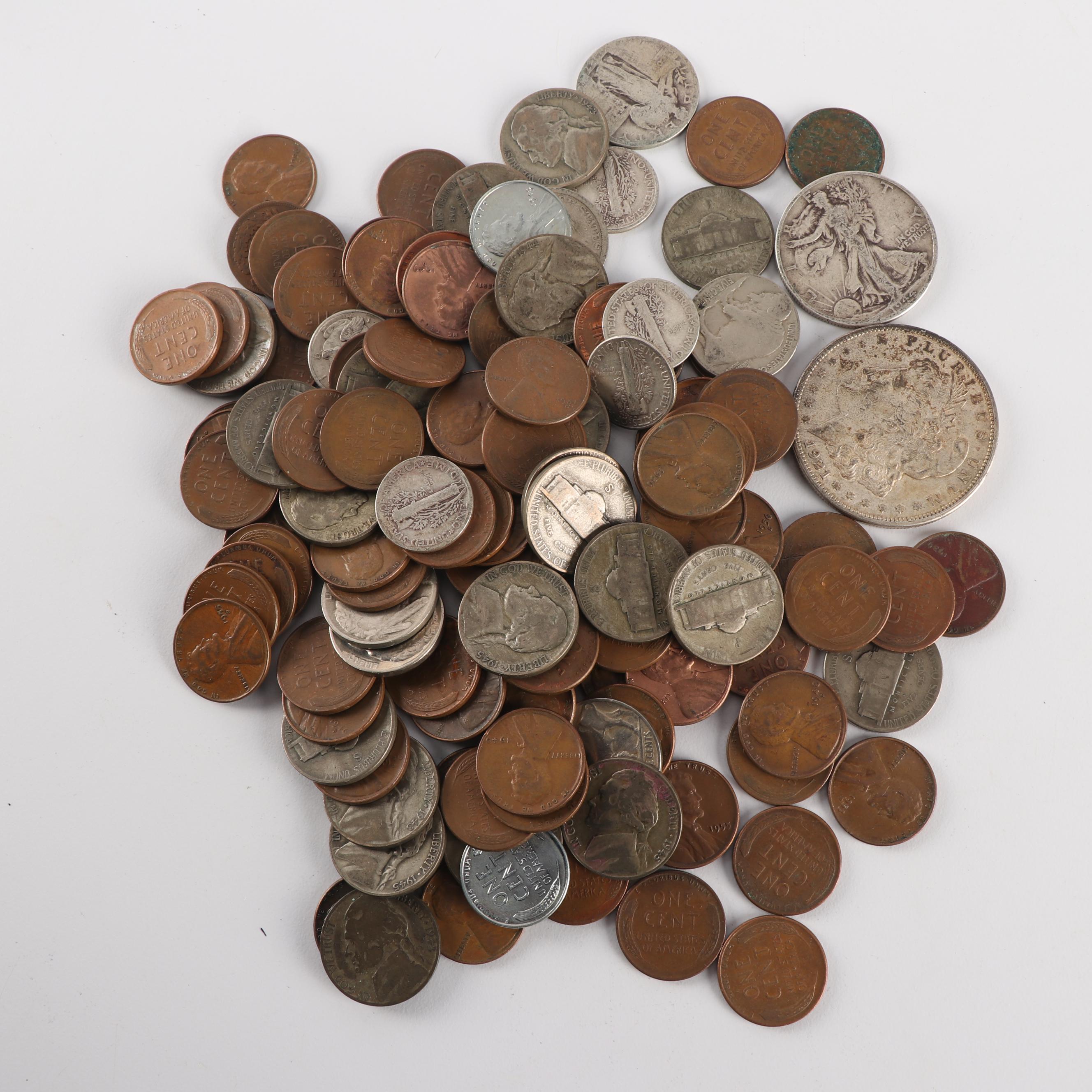 Assortment of Antique and Vintage United States Coinage