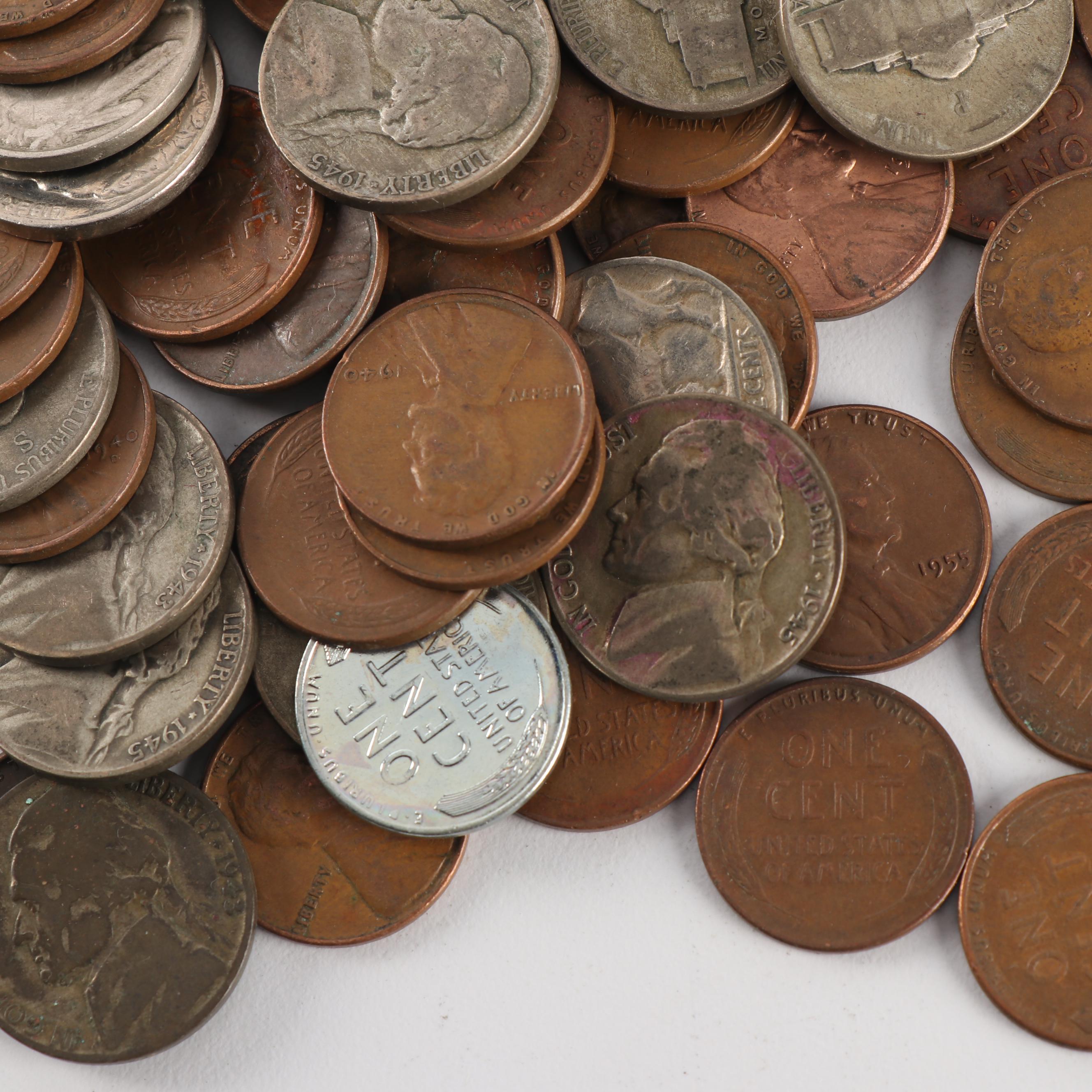 Assortment of Antique and Vintage United States Coinage