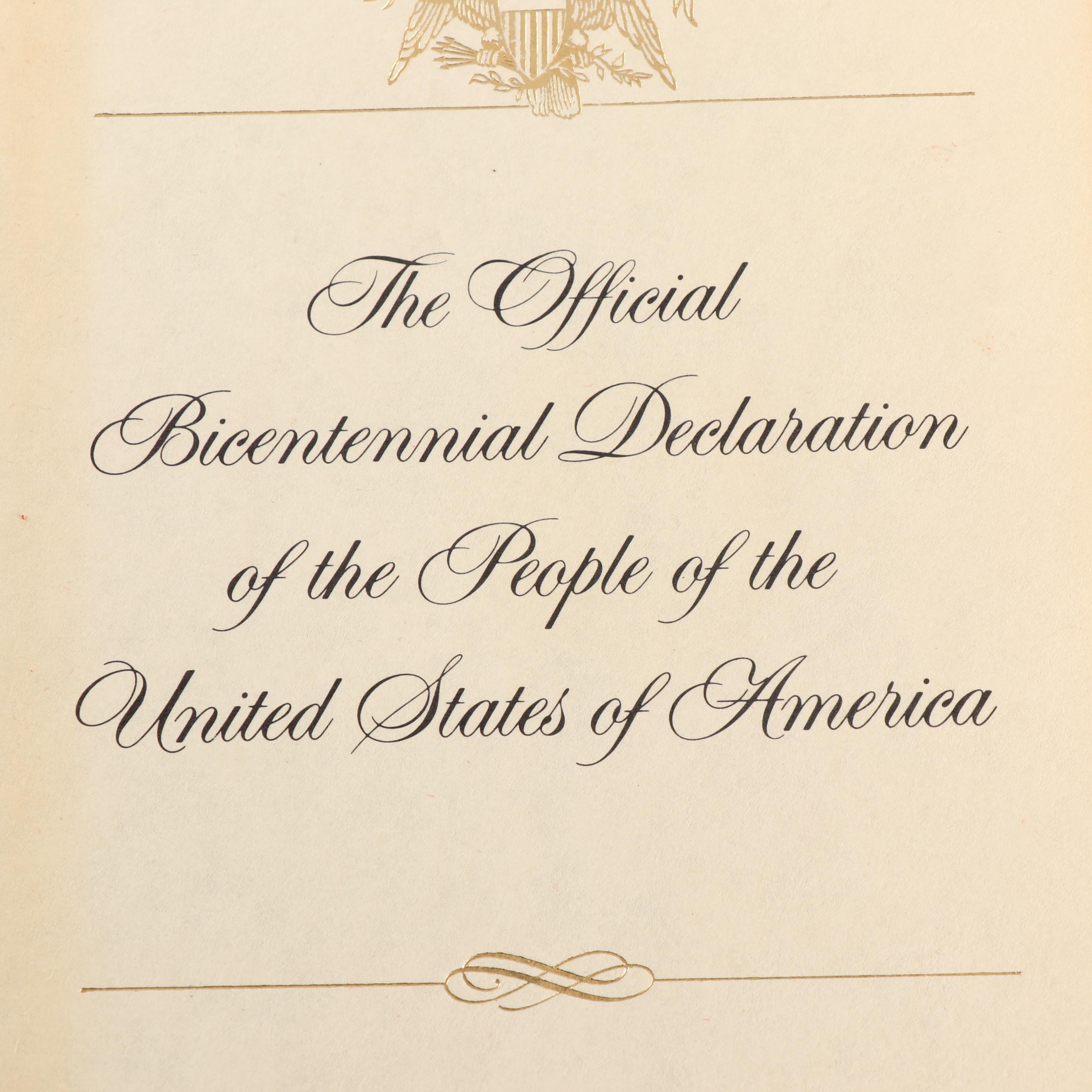 The Official Bicentennial Day Commemorative Sterling Silver Medals