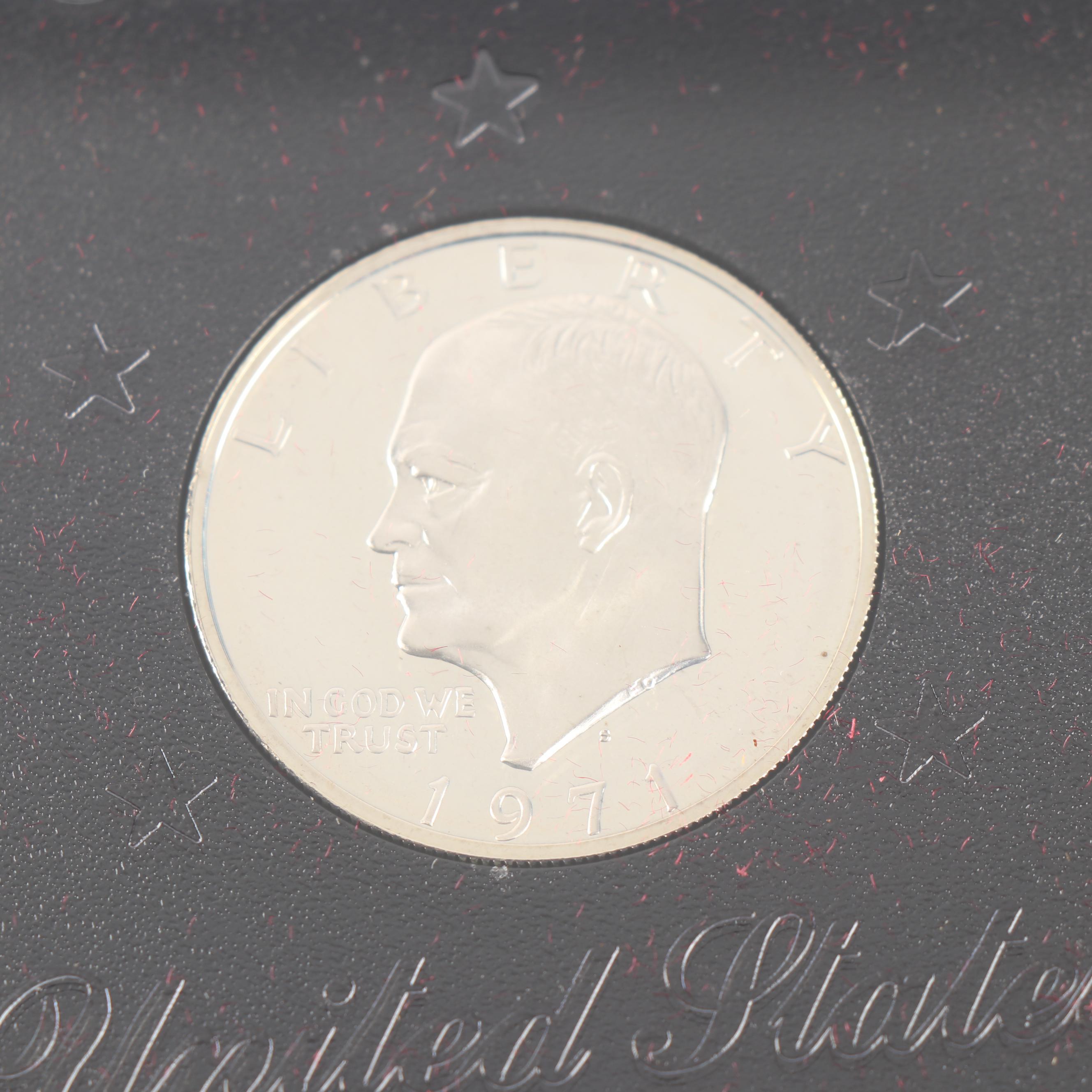 Collection of U.S. Mint Eisenhower Silver Proof Dollars