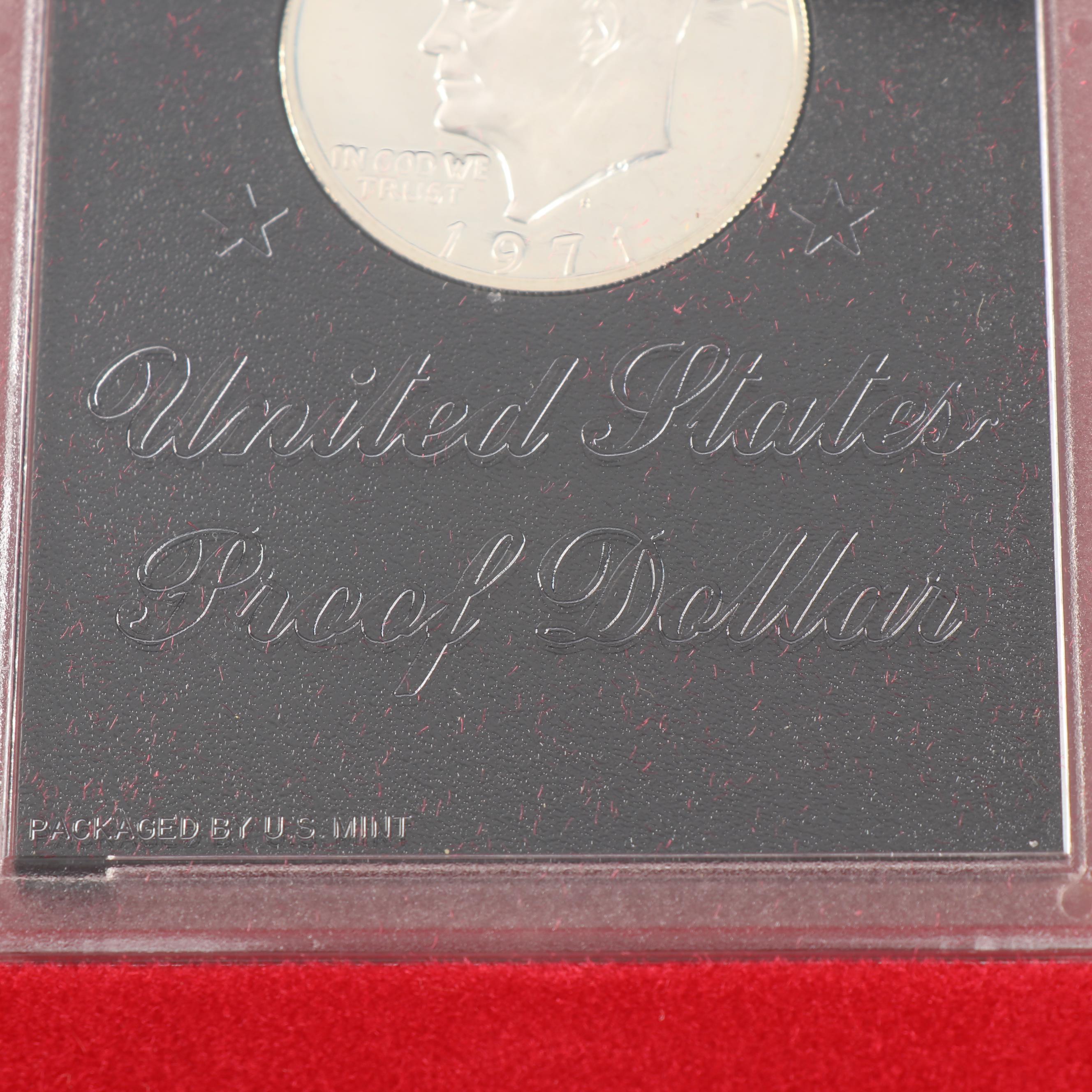 Collection of U.S. Mint Eisenhower Silver Proof Dollars