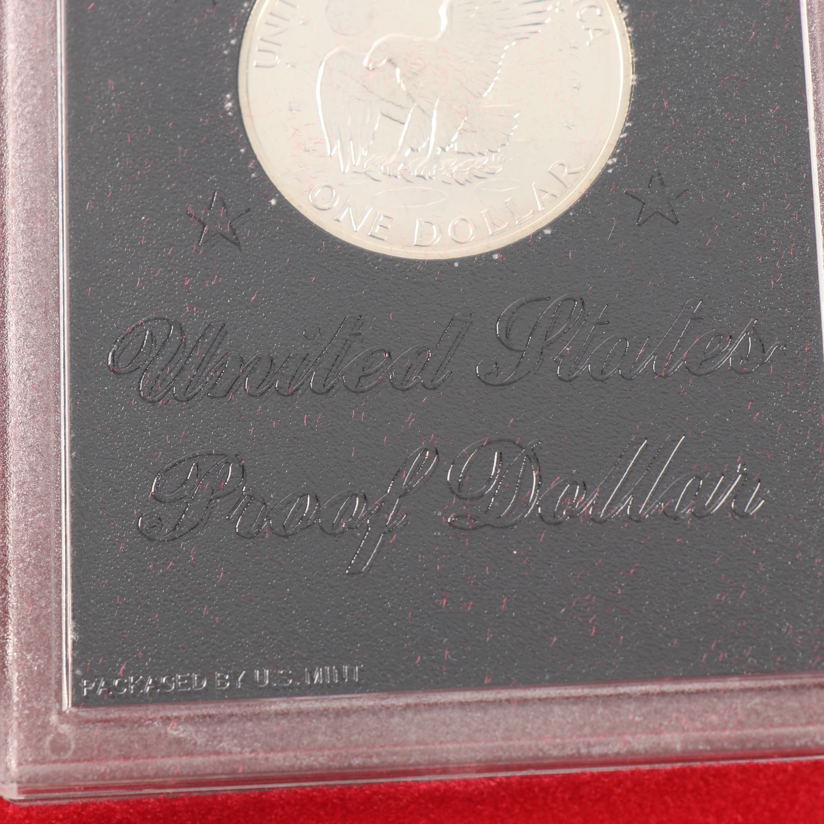 Collection of U.S. Mint Eisenhower Silver Proof Dollars