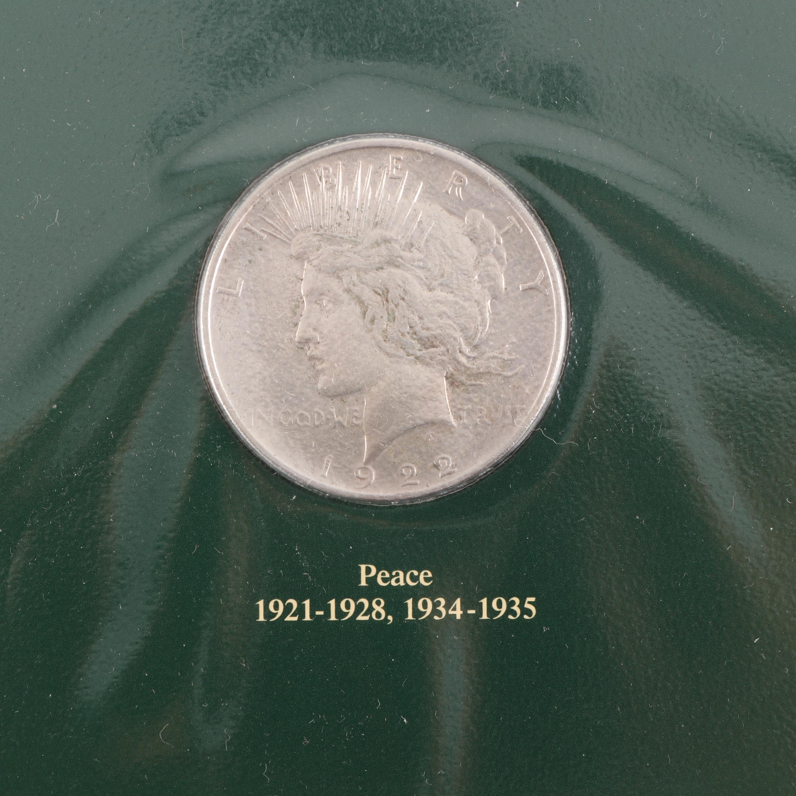 PCS U.S. Coins of the Twentieth Century with Historic Stamps Album