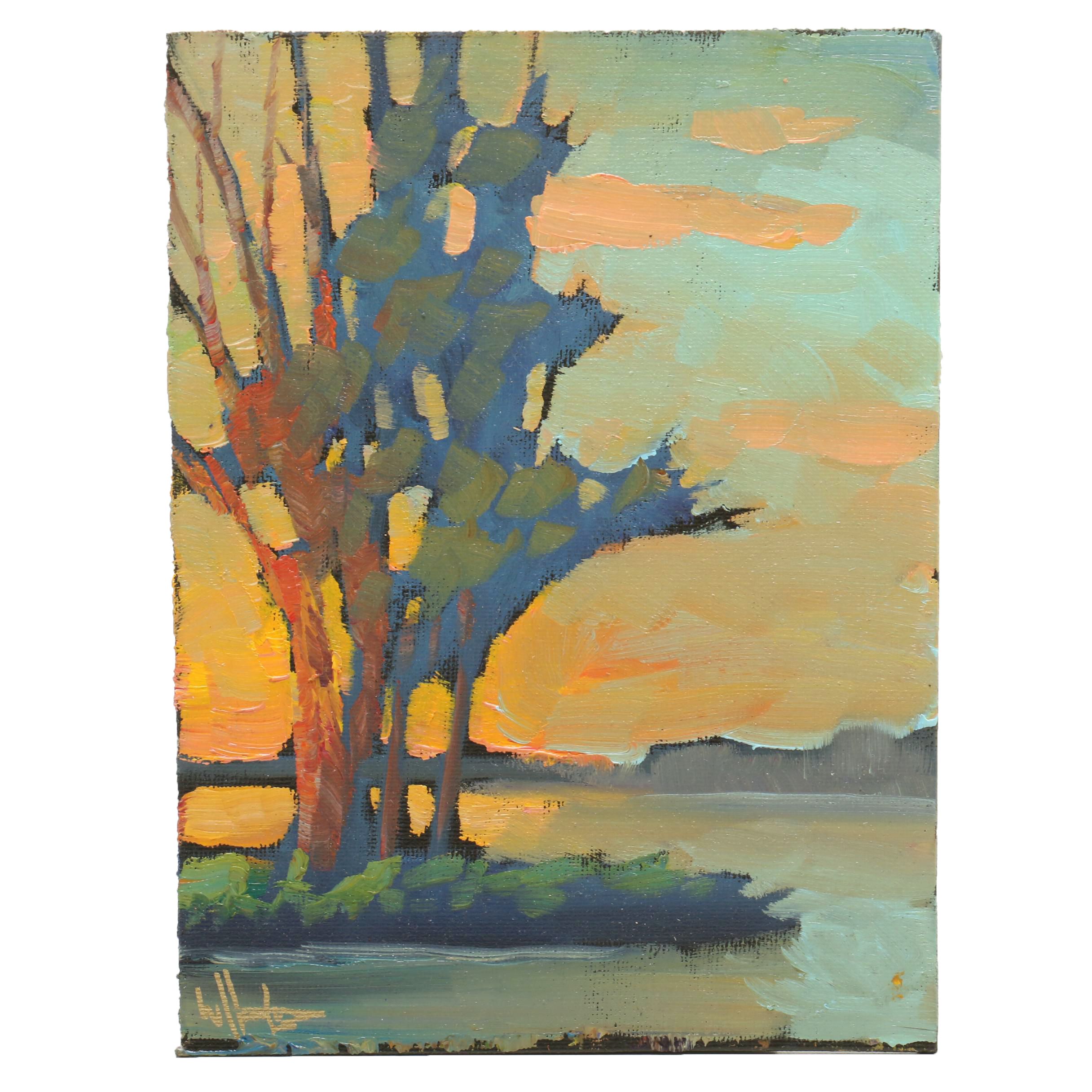 William Hawkins 2018 American Landscape Oil Painting