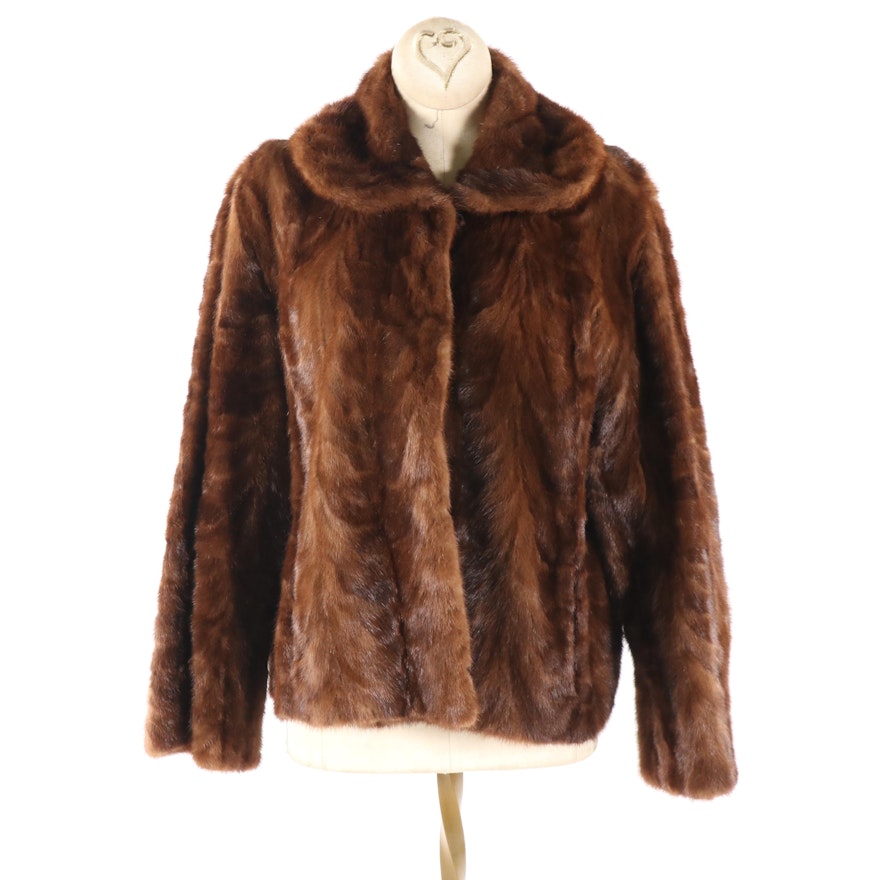 Women's Vintage State Fur Co. Mink Paw Fur Jacket