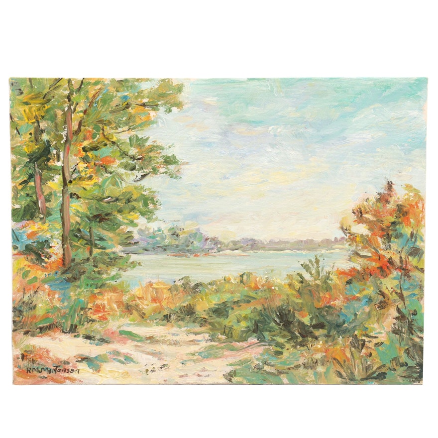 R.M. Mortensen Contemporary Landscape Oil Painting
