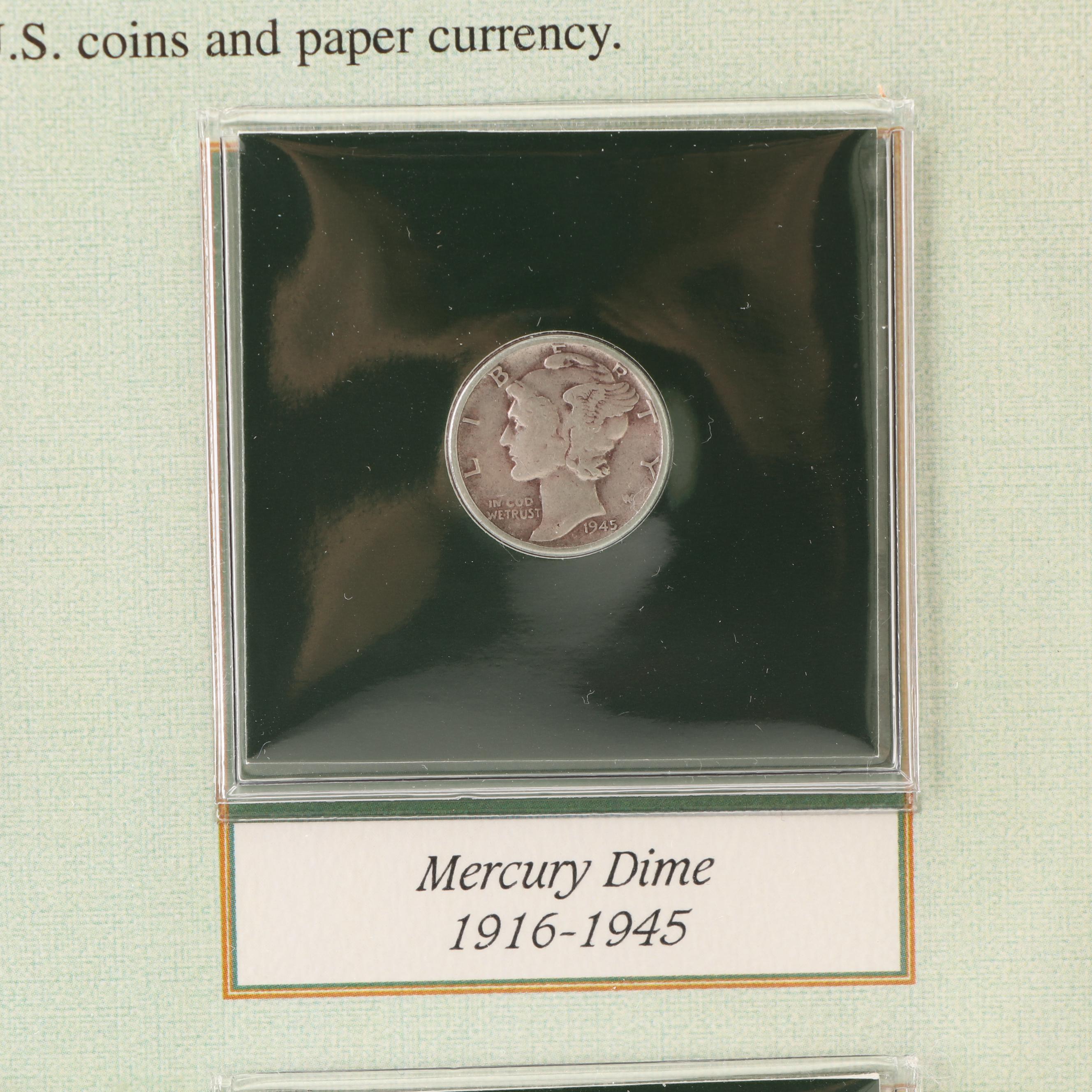 PCS The U.S. National Motto Coins and Currency Collection