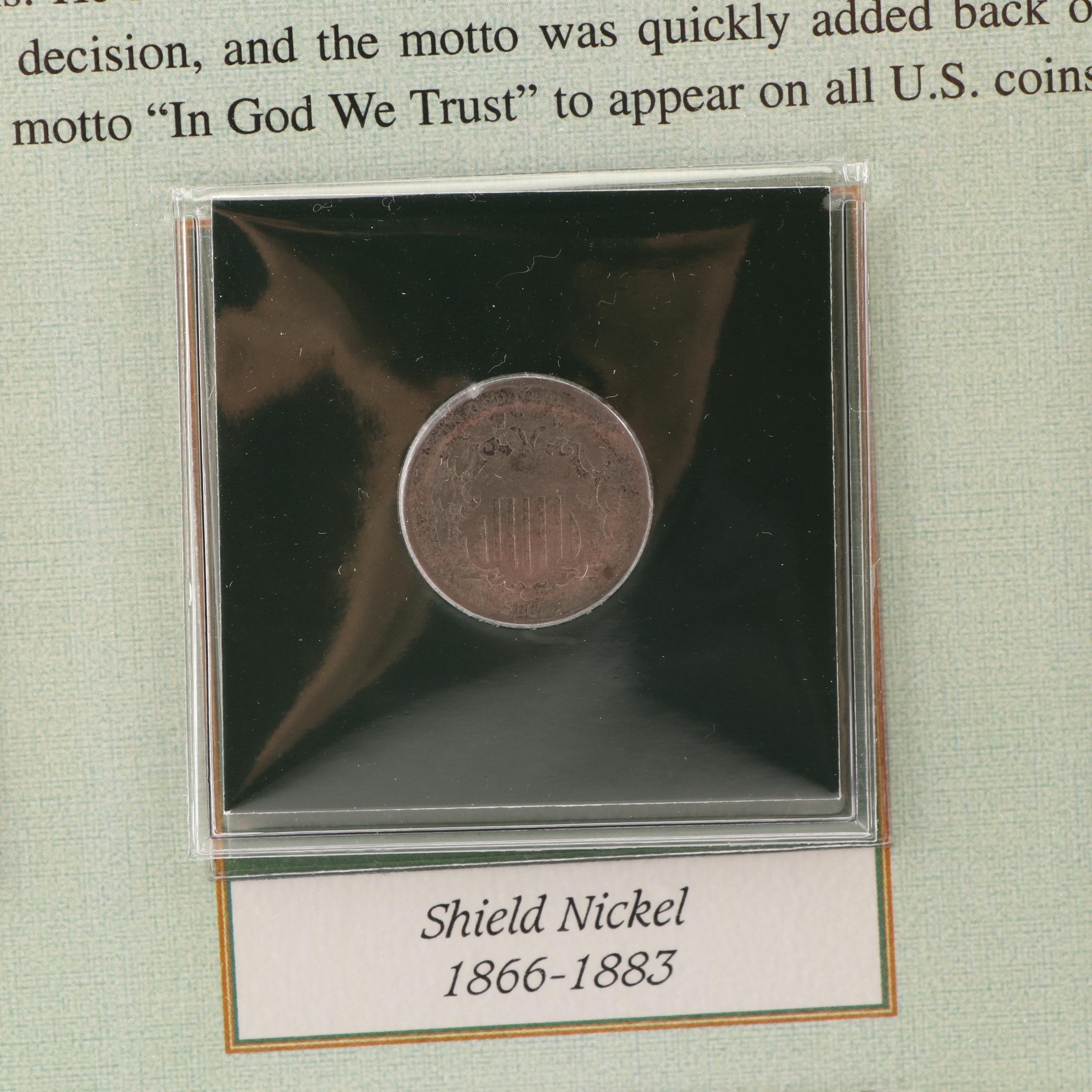 PCS The U.S. National Motto Coins and Currency Collection