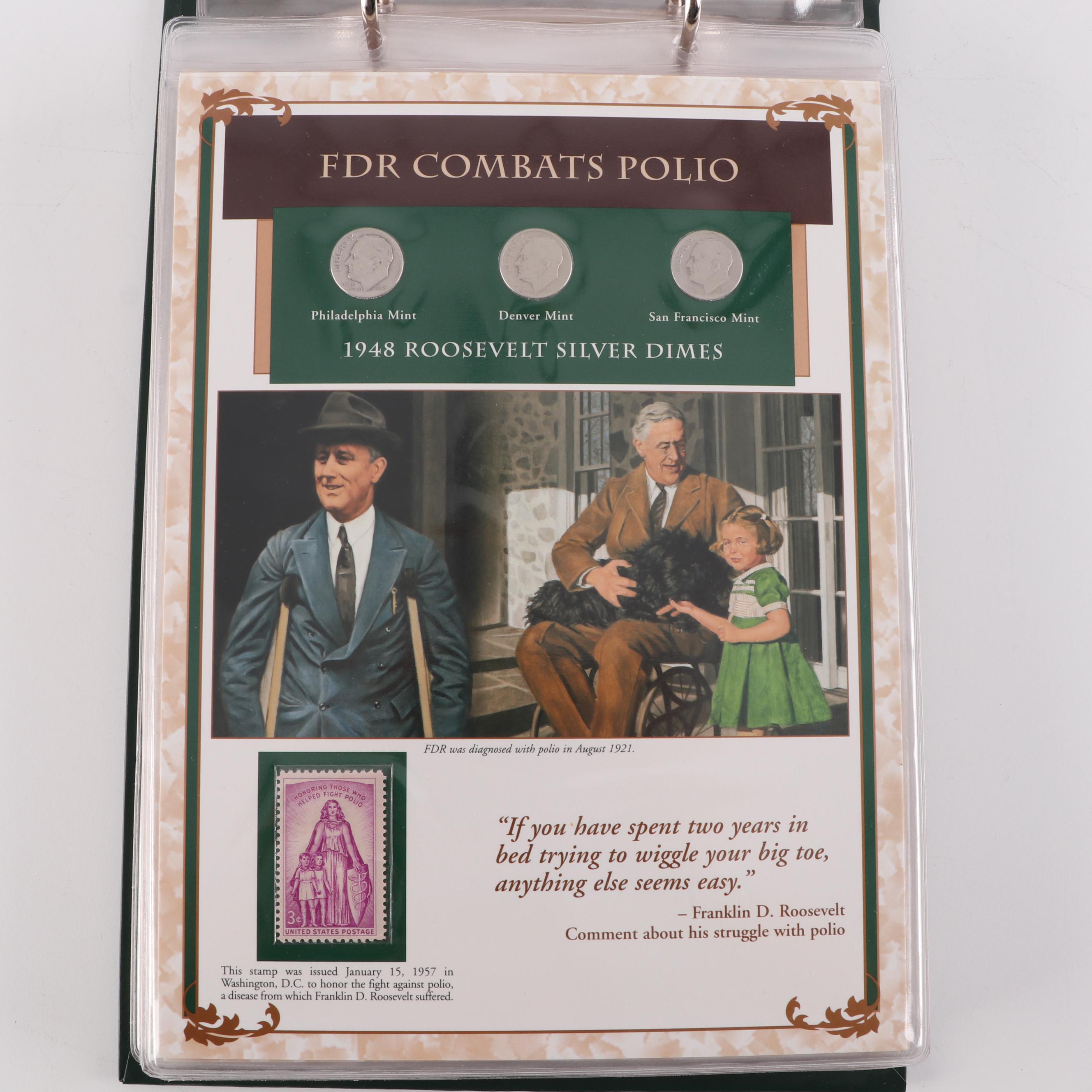 PCS The Complete Collection of Silver Roosevelt Dimes Album