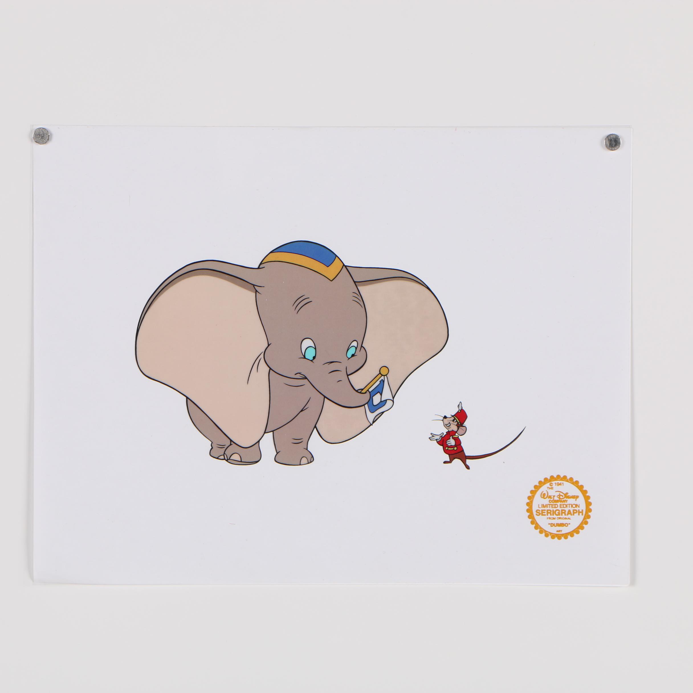 Reproduction Disney Sericel from "Dumbo"