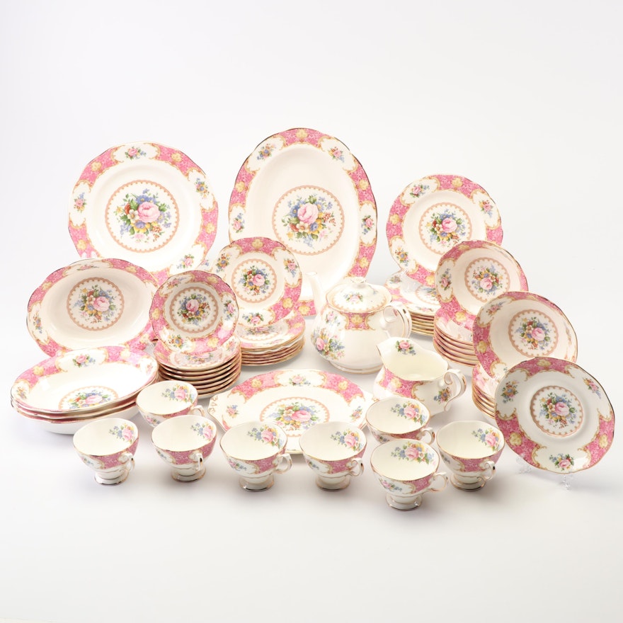 Royal Albert "Lady Carlyle" Bone China Dinnerware