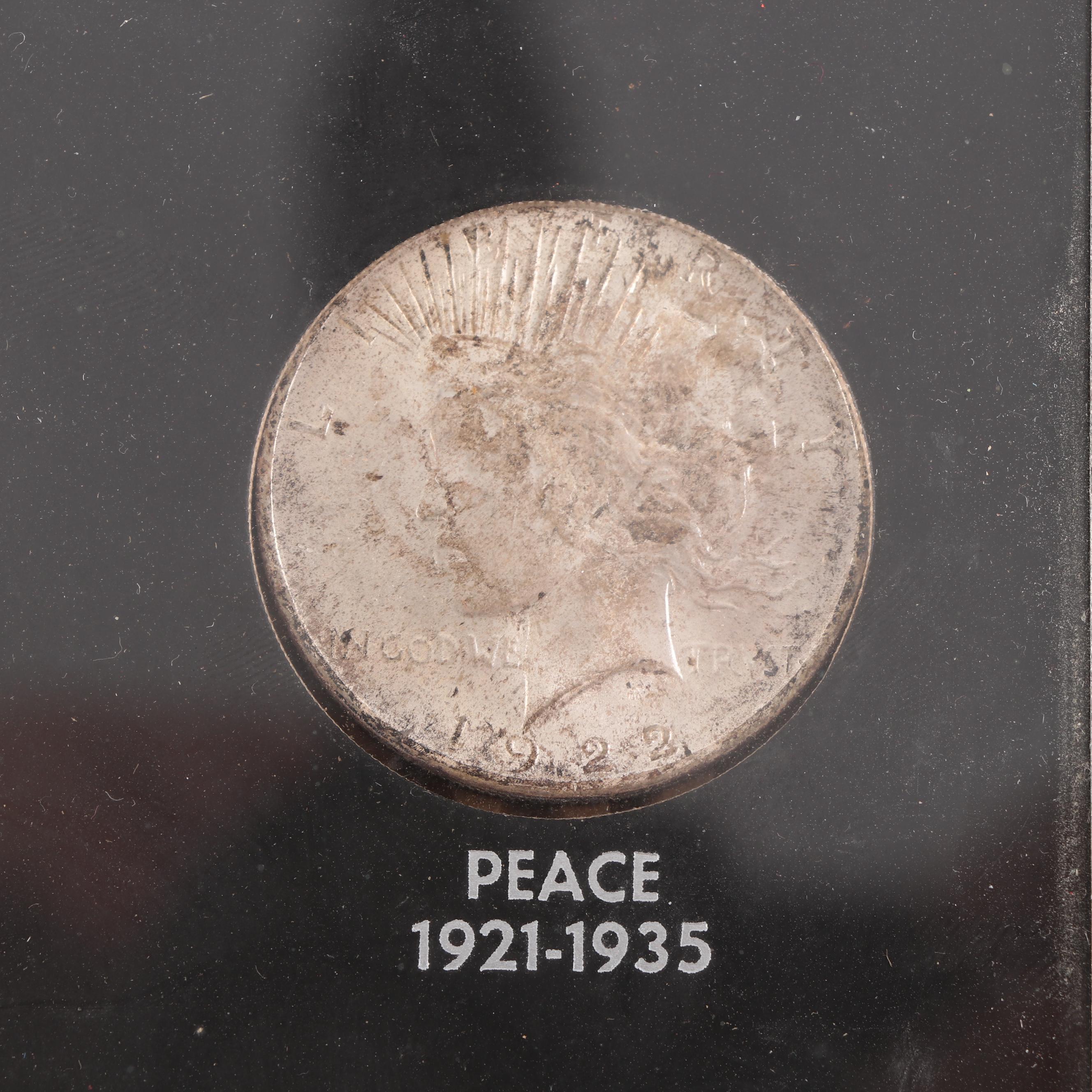 Framed U.S. Obsolete Dollar Type Set