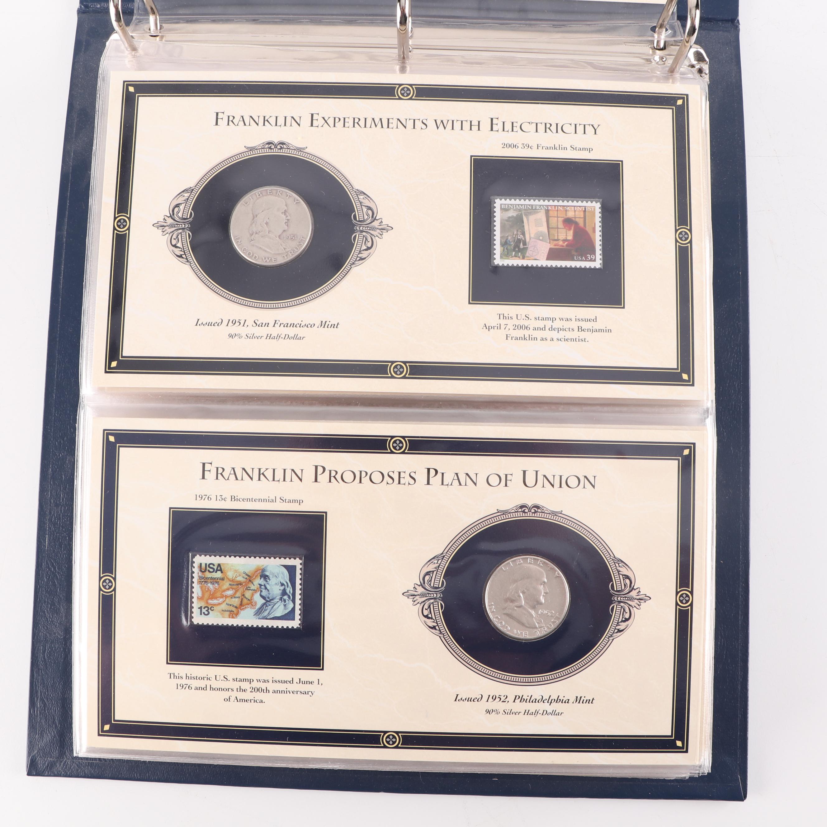 PCS Complete Benjamin Franklin U.S. Half-Dollar Collection Album
