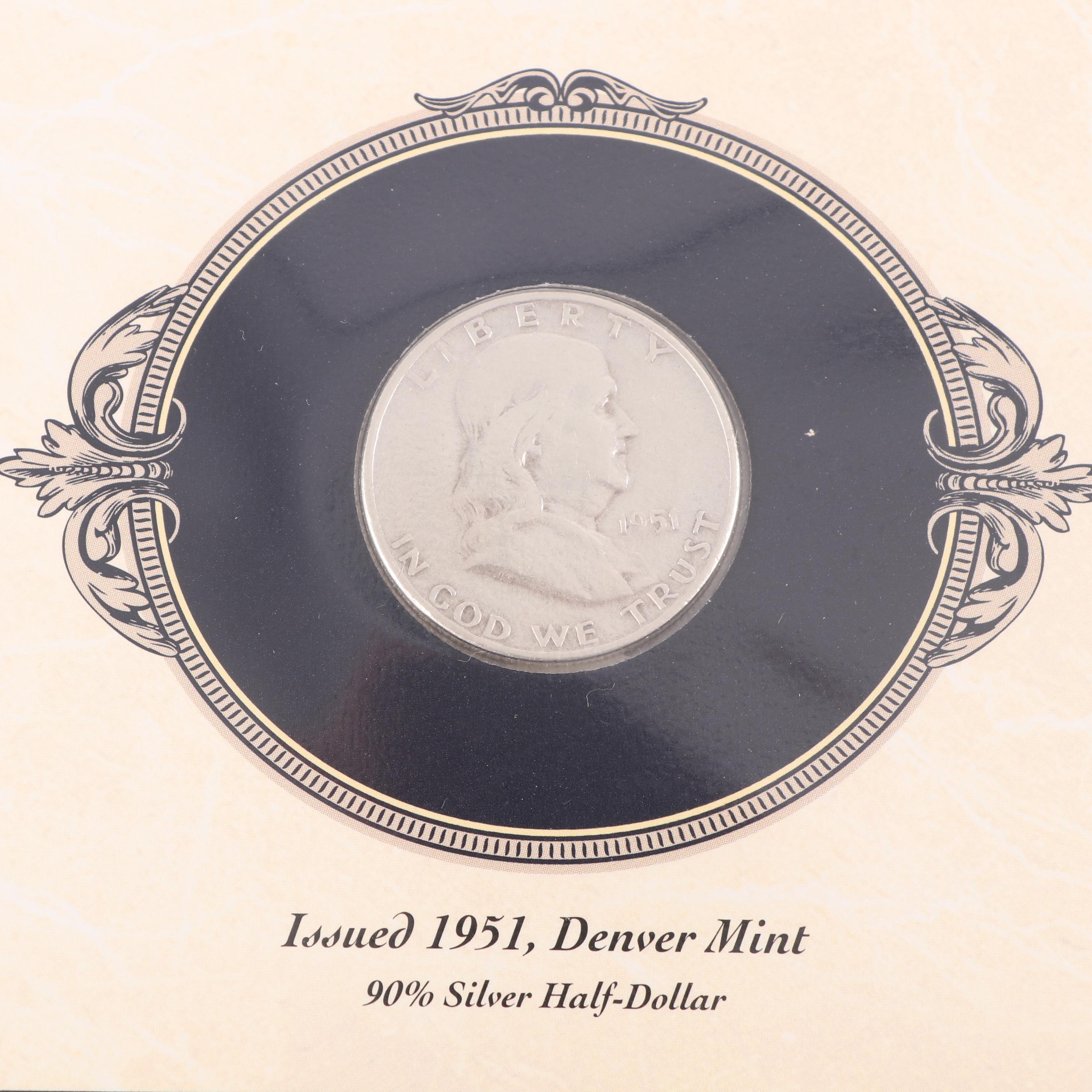 PCS Complete Benjamin Franklin U.S. Half-Dollar Collection Album