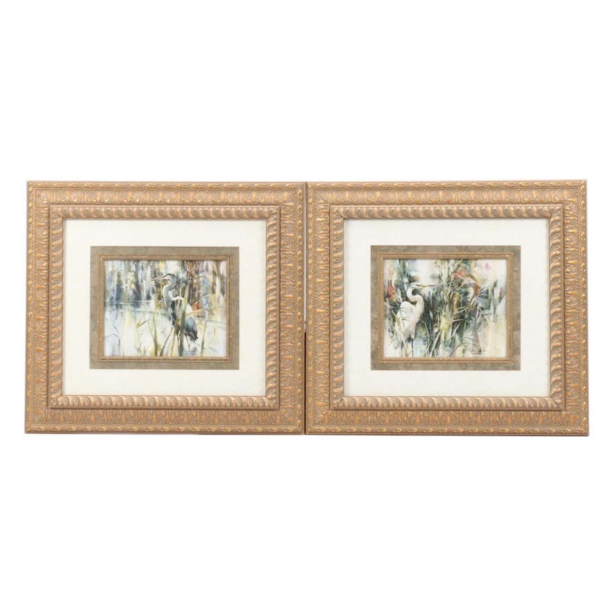 Offset Lithographs after Brent Heighton "Silent Vigil" and "Keeper of the Pond"